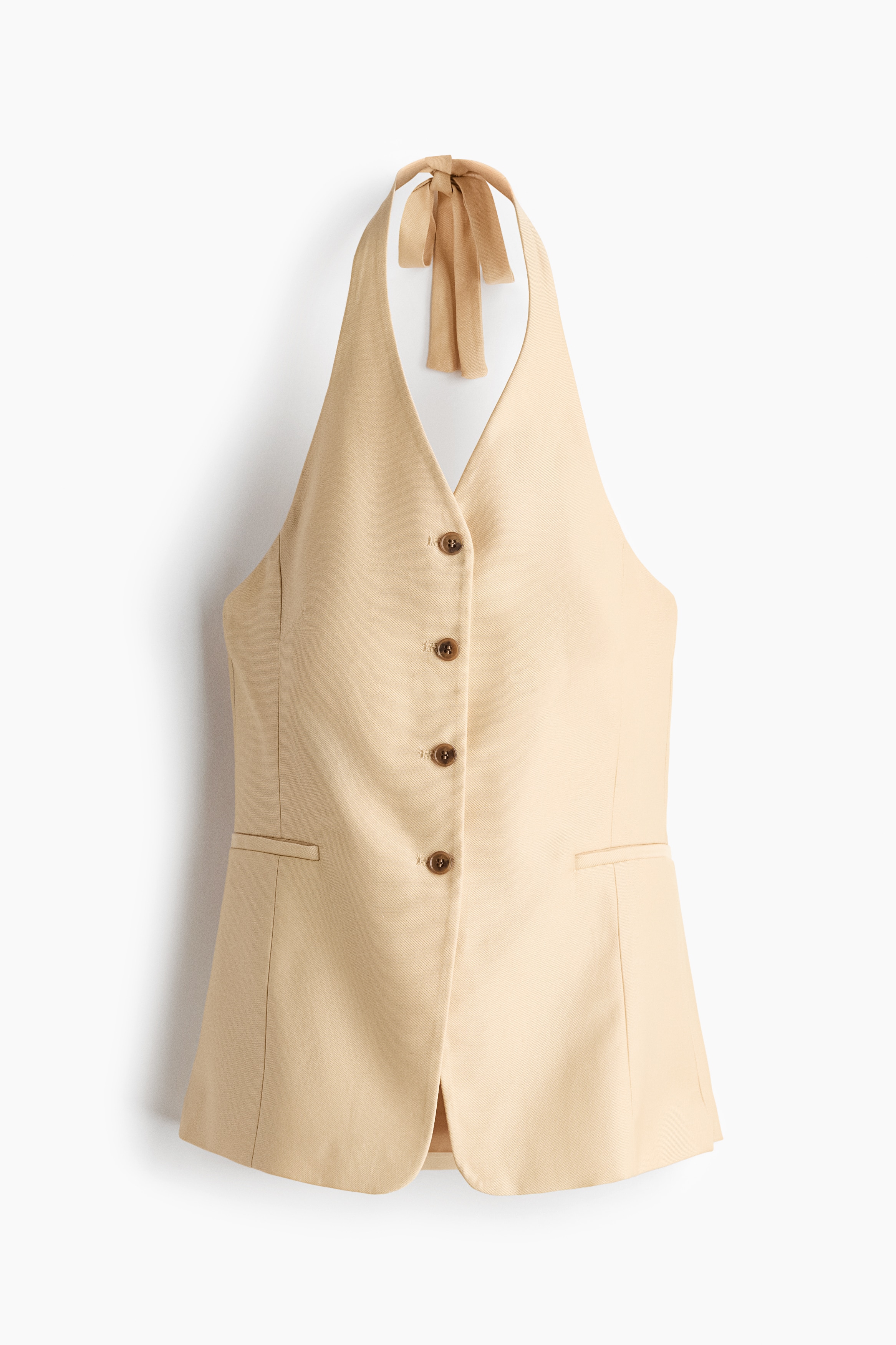 Haltergilet - Beige