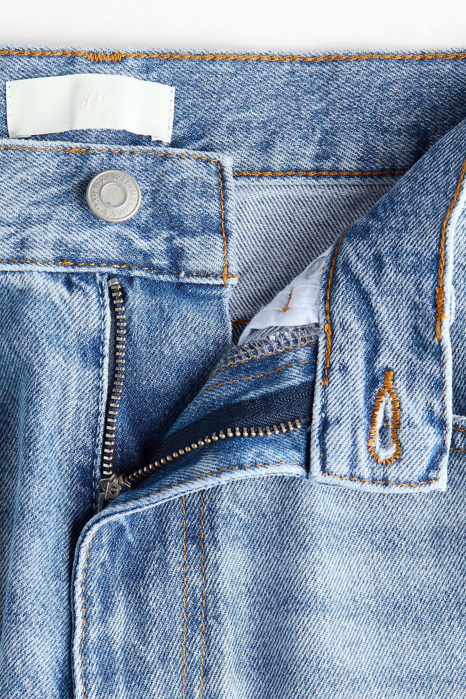 Barrel Regular Waist Jeans - Licht denimblauw/Licht denimblauw/Bruin/Donker denimblauw - 3