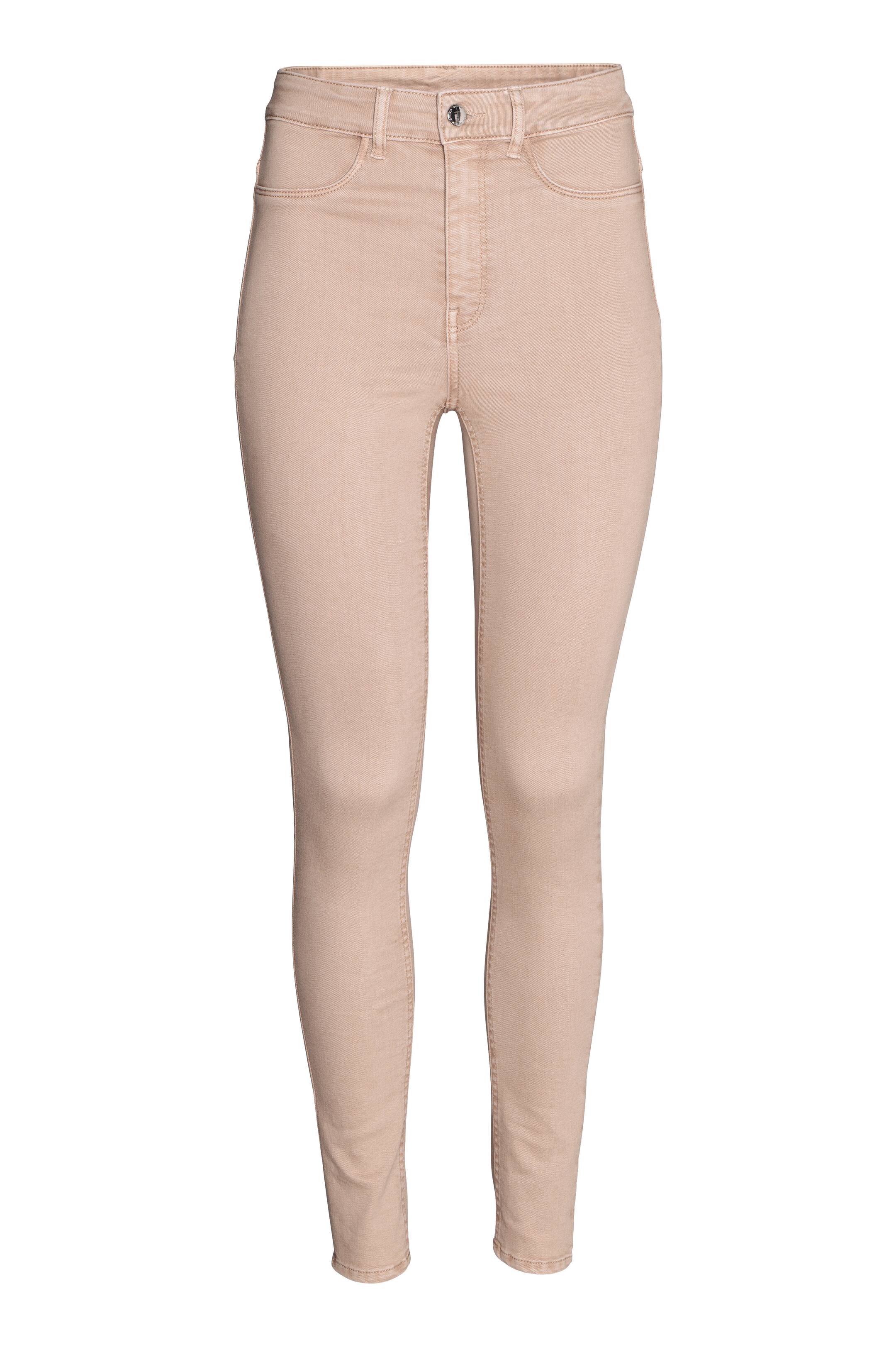 Büyük resmi görüntüle: Super Skinny High Jeans - Bej - KADIN | H&M TR 1