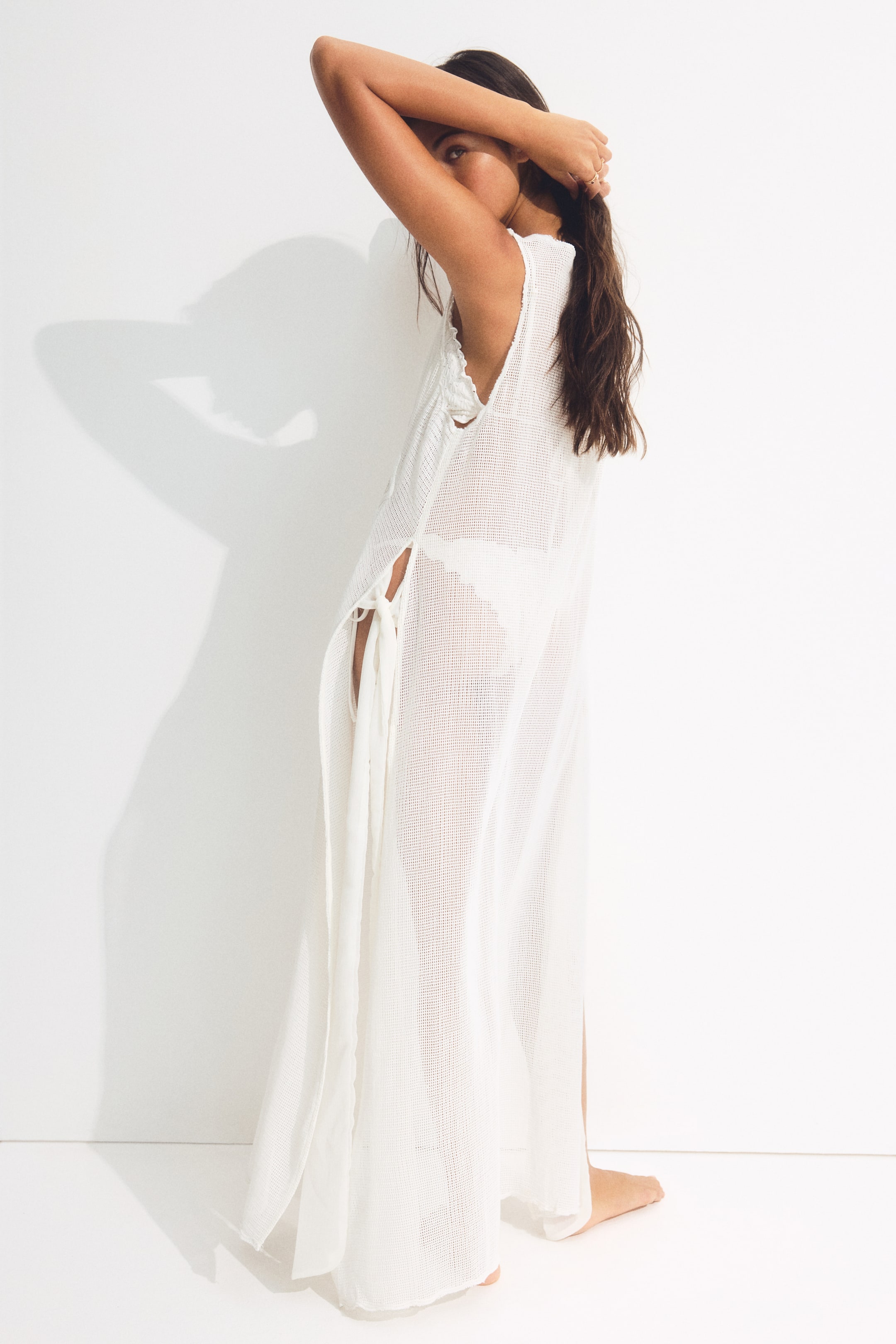 Cotton Mesh Beach Dress