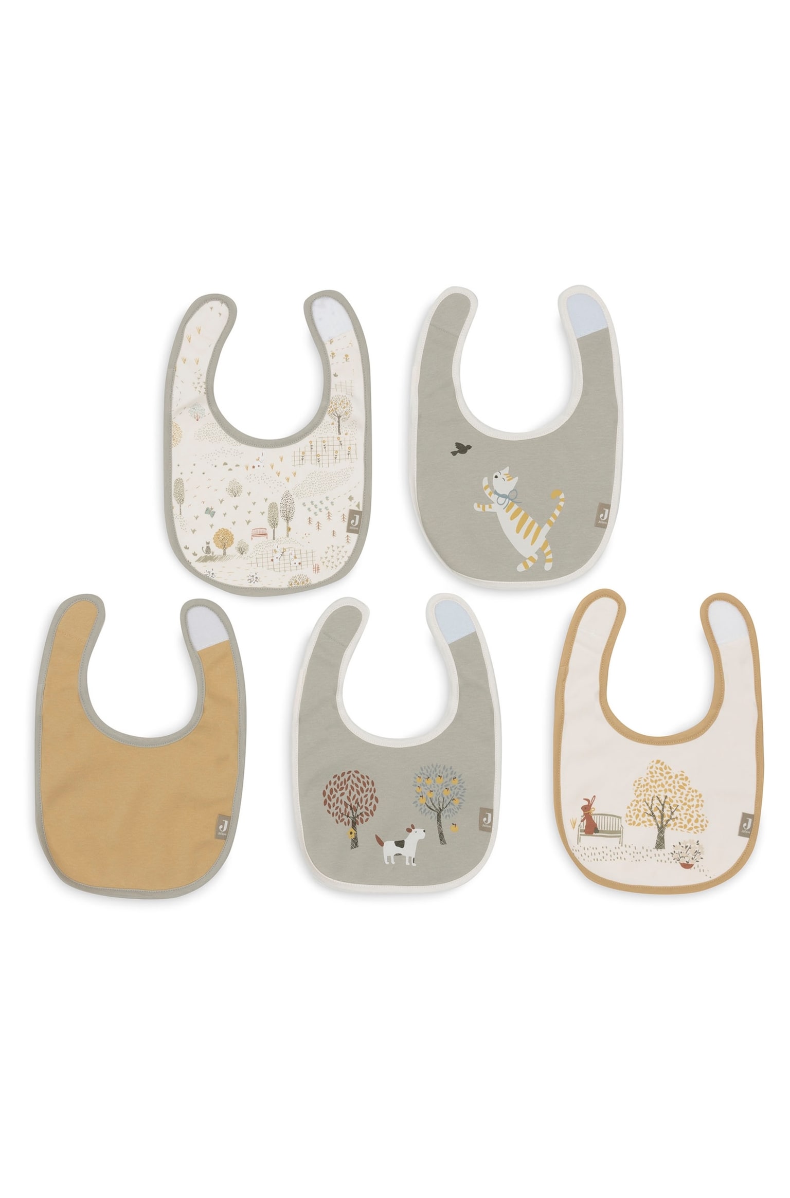 Slab Waterproof Met Mouw - 5 Pack - Tiny Park/Funky/Animals/Flower Fairies/Bloomy/Roarsome/Teddy Bear/harvest/Miffy Heads/Animal Friends/On The Go - 3