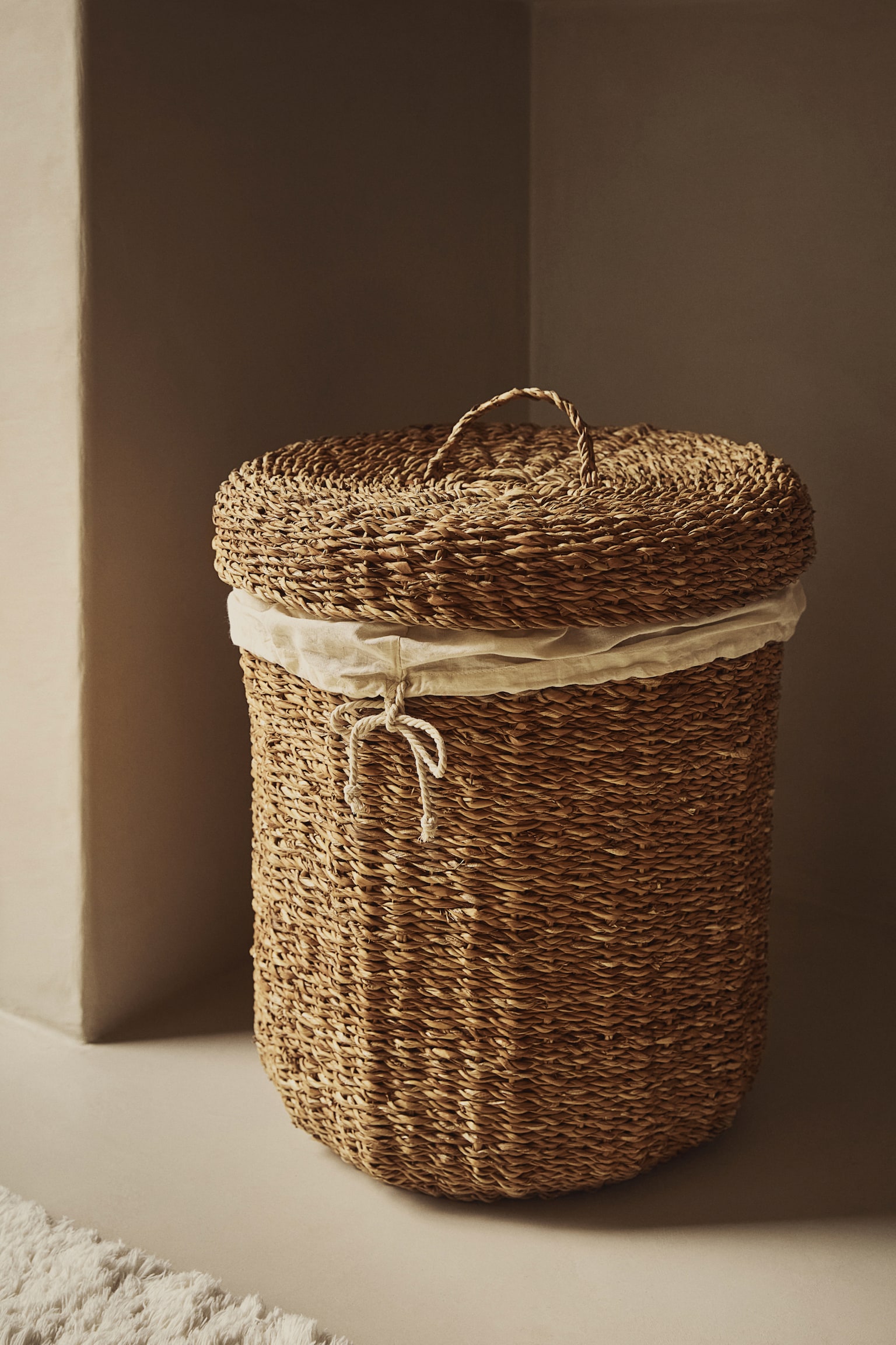 Seagrass laundry basket - Brown - 2