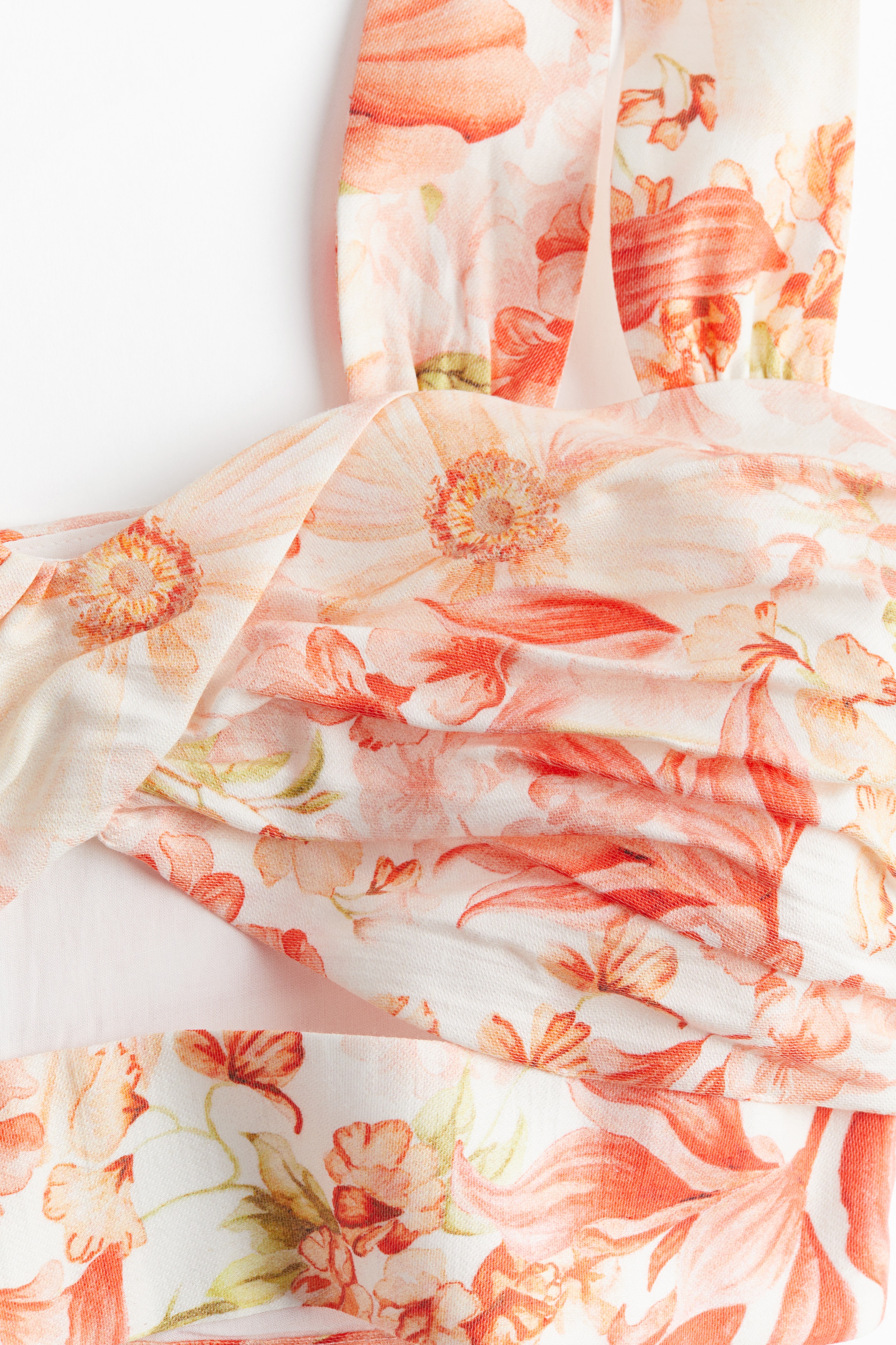 Crop Top Topshop – Taille 6 – Corail – Épaules Froides – Style Boho – NEUF Avec étiquettes