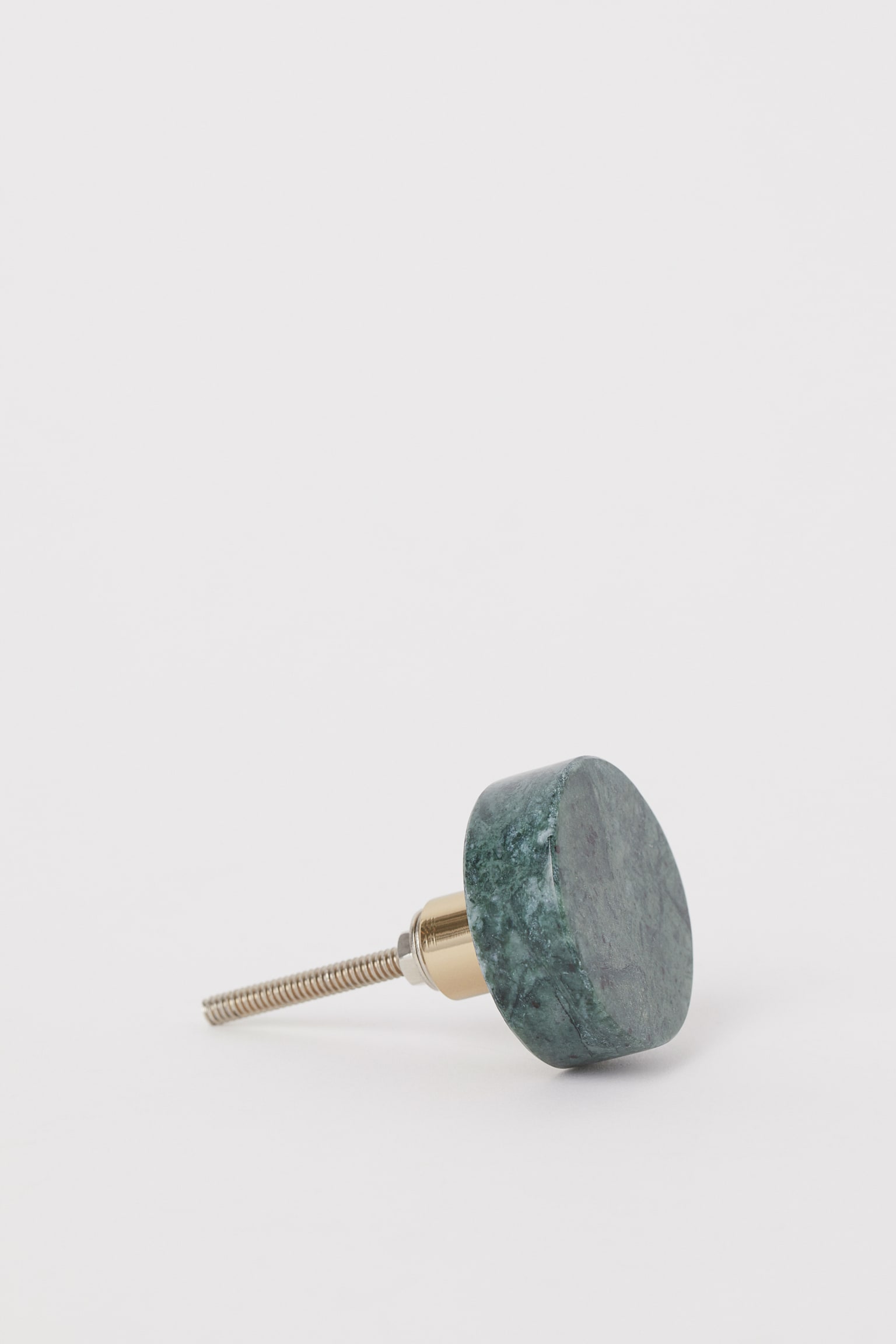 Marble knob - Dark green/White/Marble - 2