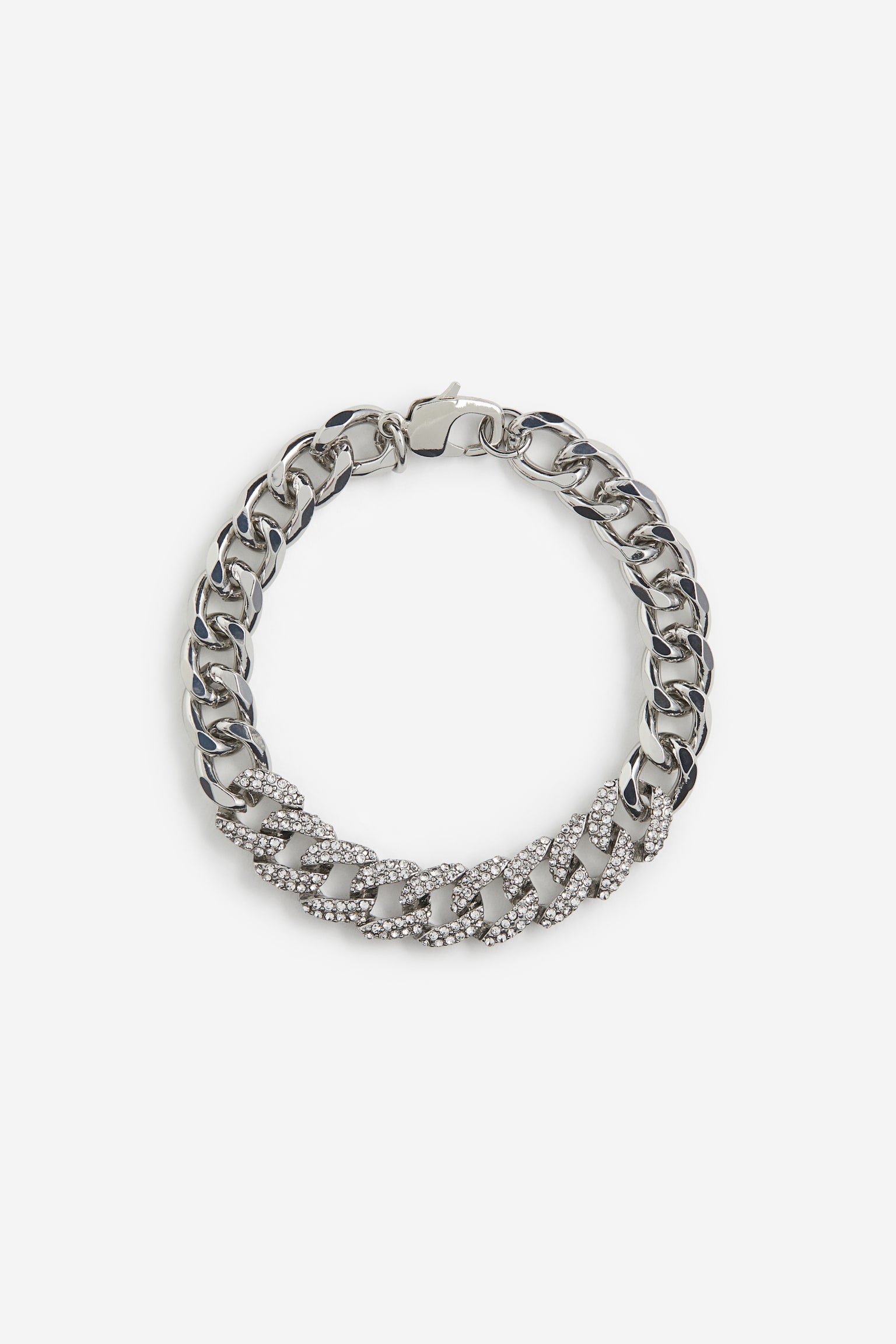 Rhinestone bracelet - 銀色