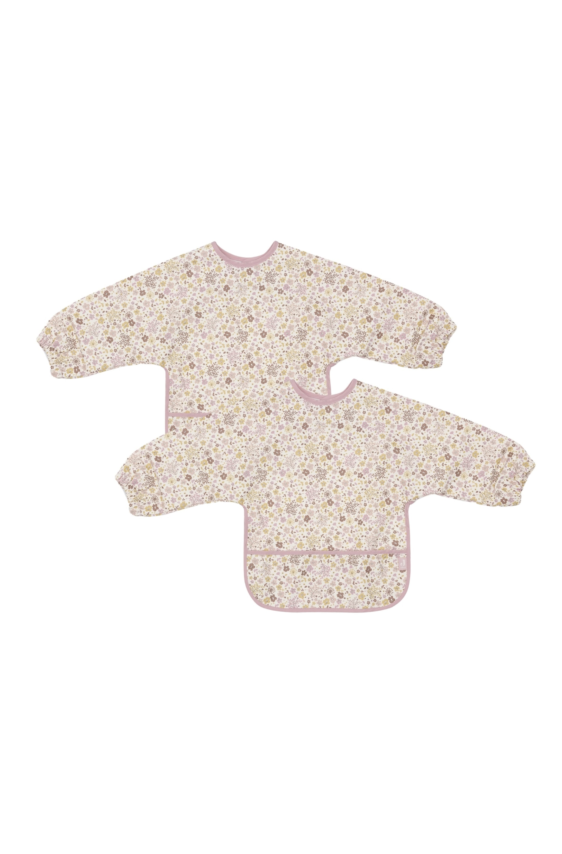 Grotere afbeelding bekijken: Bib Waterproof With Sleeves - 2 Pack - Flower Fairies - Jollein - HOME | H&M BE 2