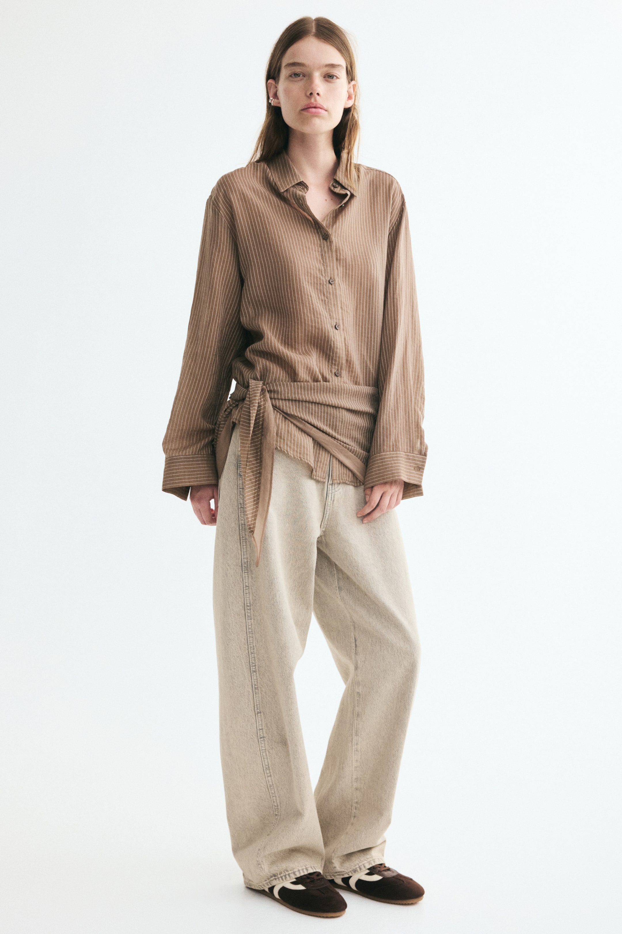Chemise avec foulard