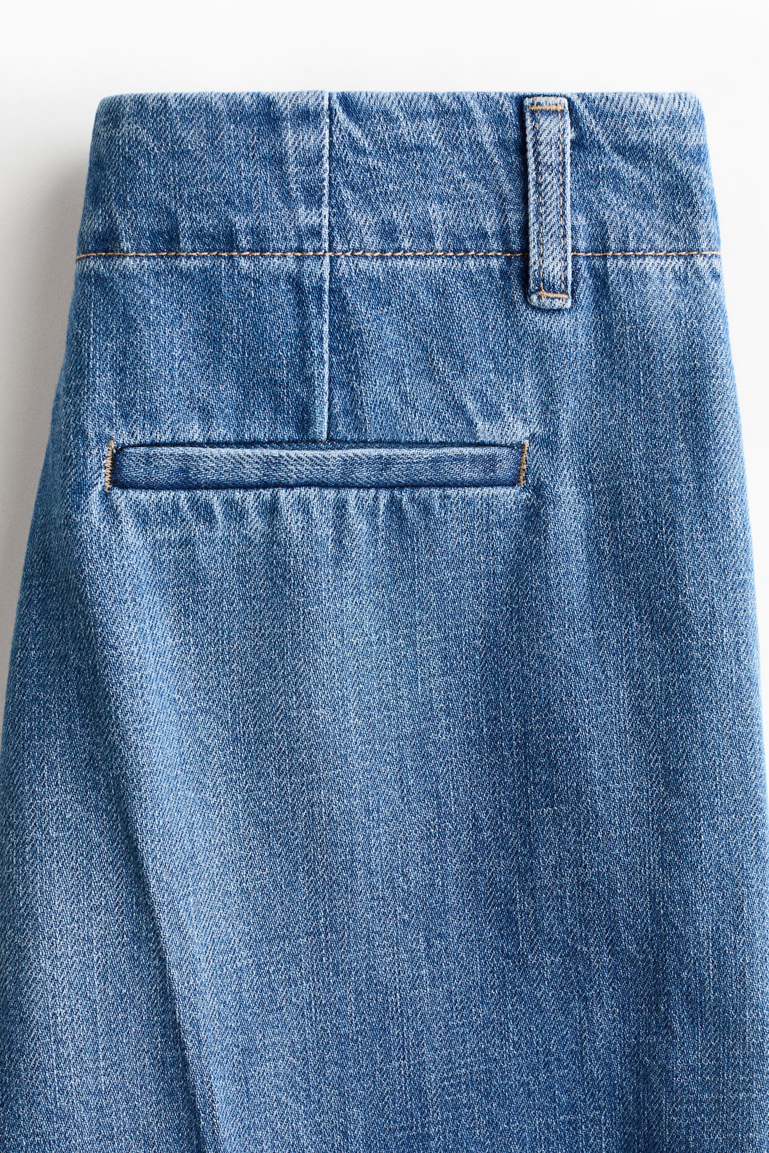 Straight High Jeans - כחול ג'ינס/כחול ג'ינס בהיר/כחול ג'ינס/לבן - 6