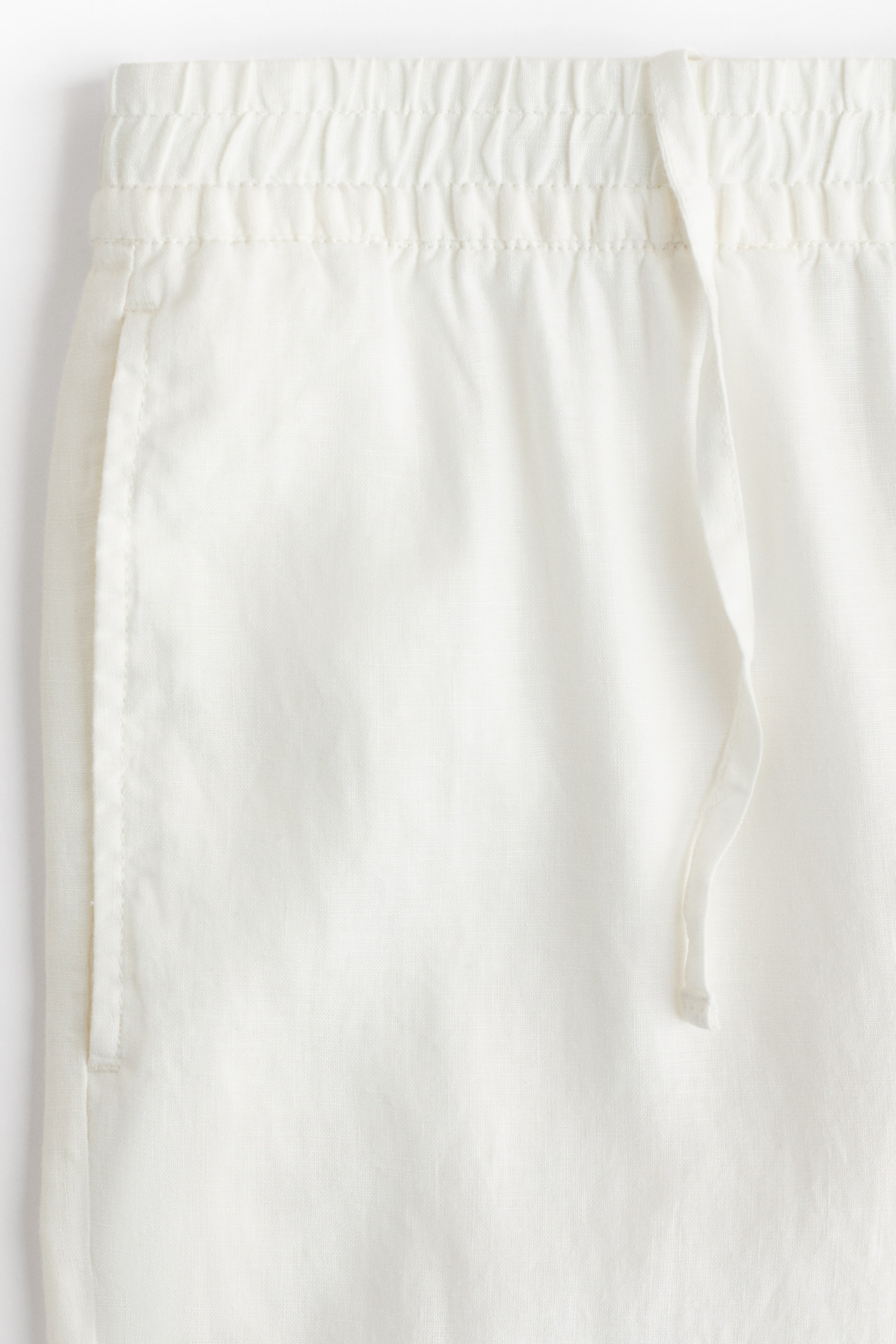 Loose-Fit Linen Pants