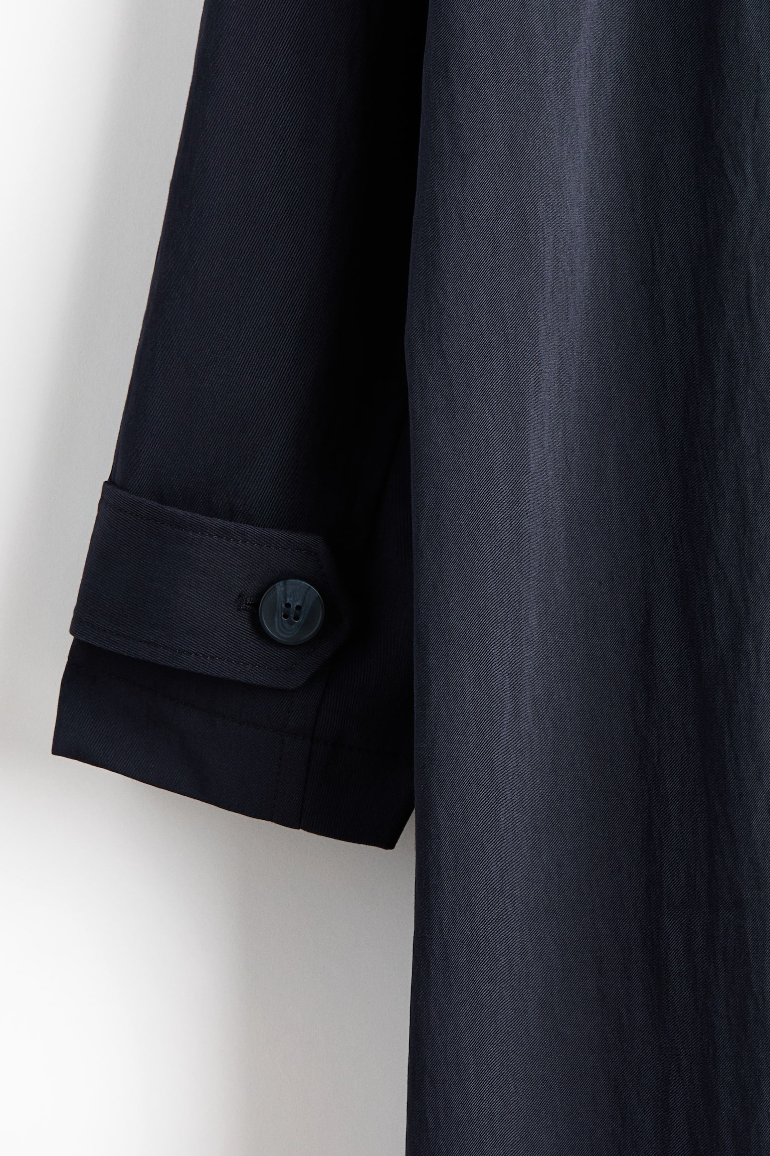 Mac-style coat - Navy blue/Beige - 7