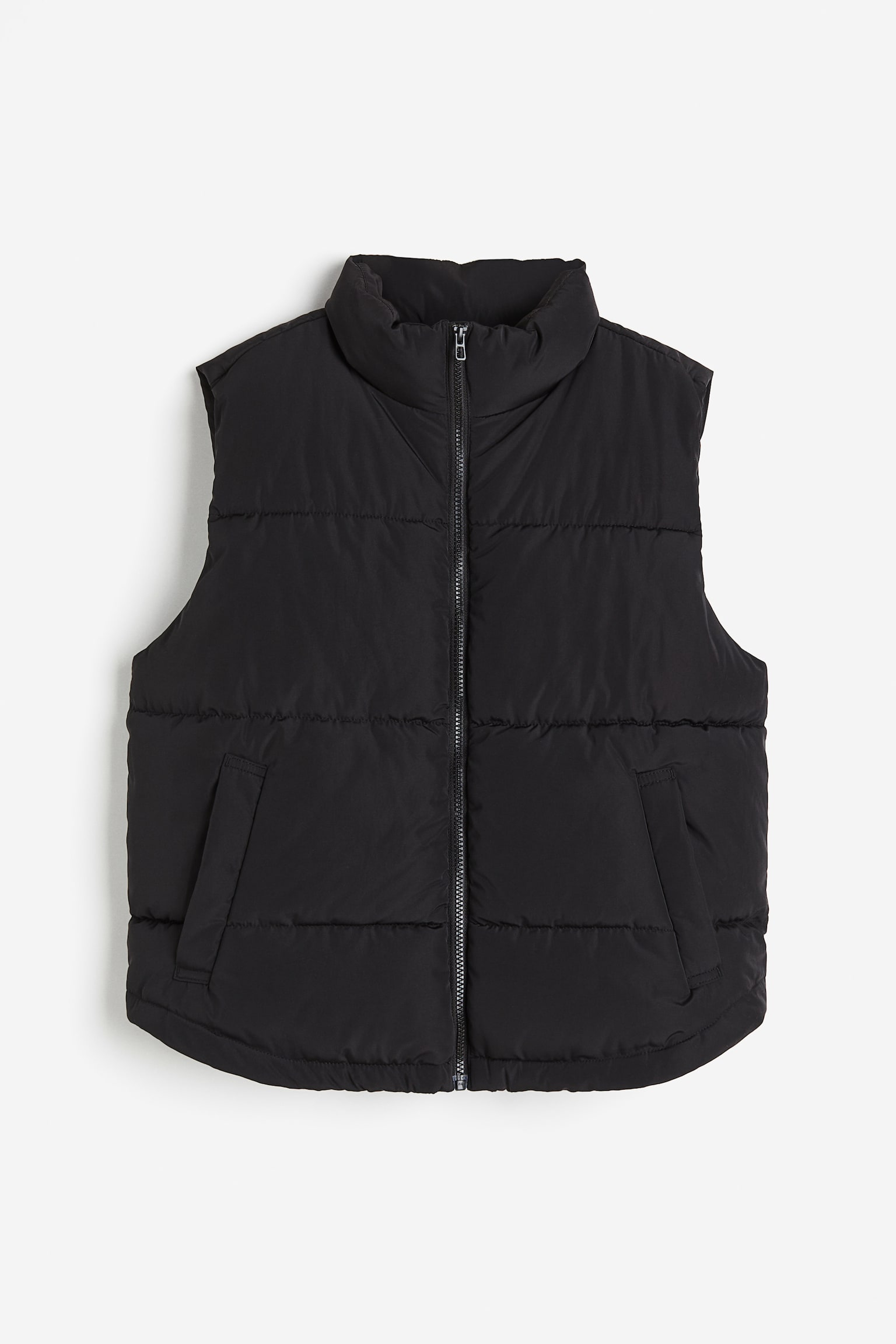 Puffer Vest - Black - 1