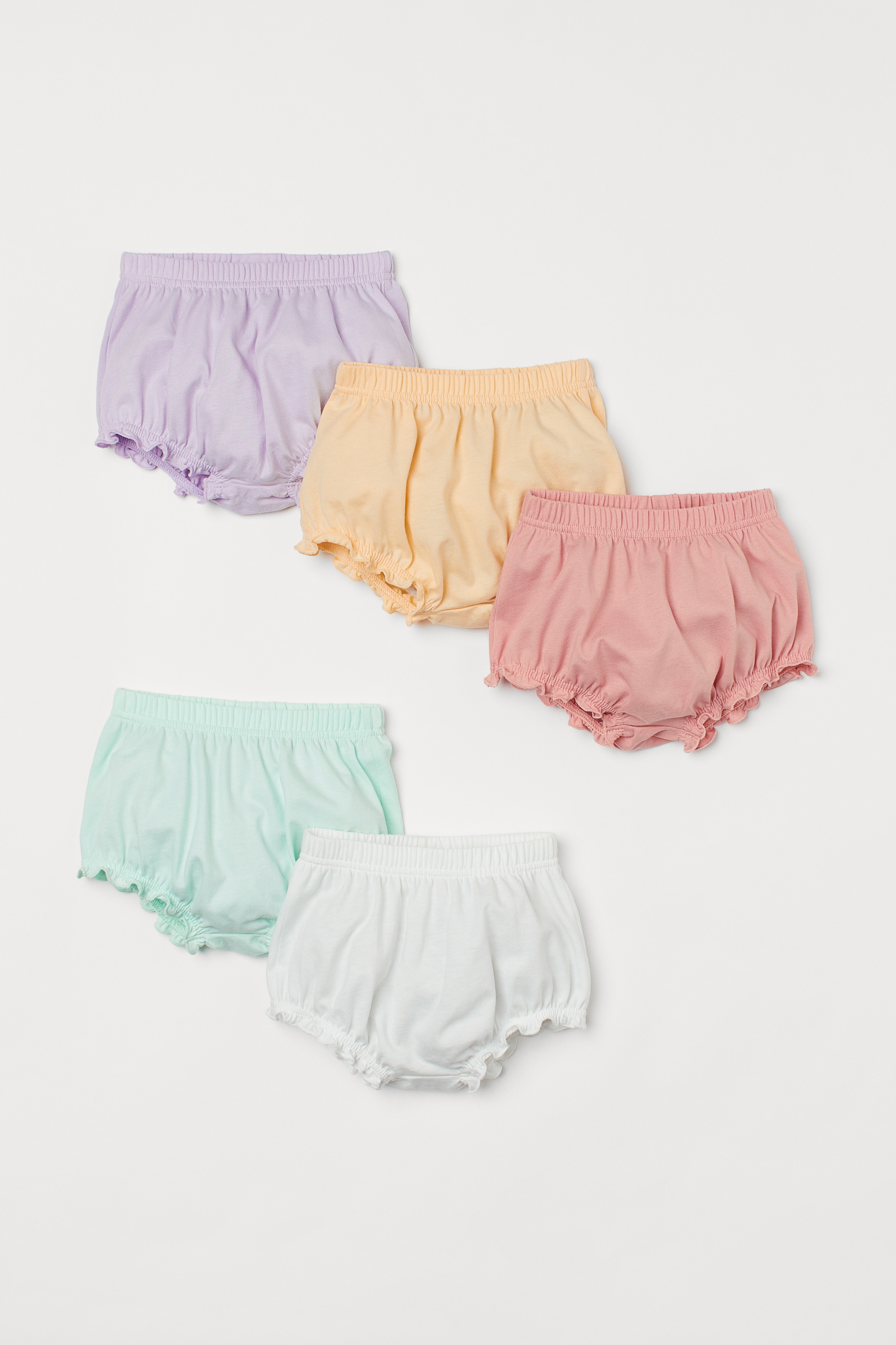 5-pack puff pants Powder pink Kids H&M IN