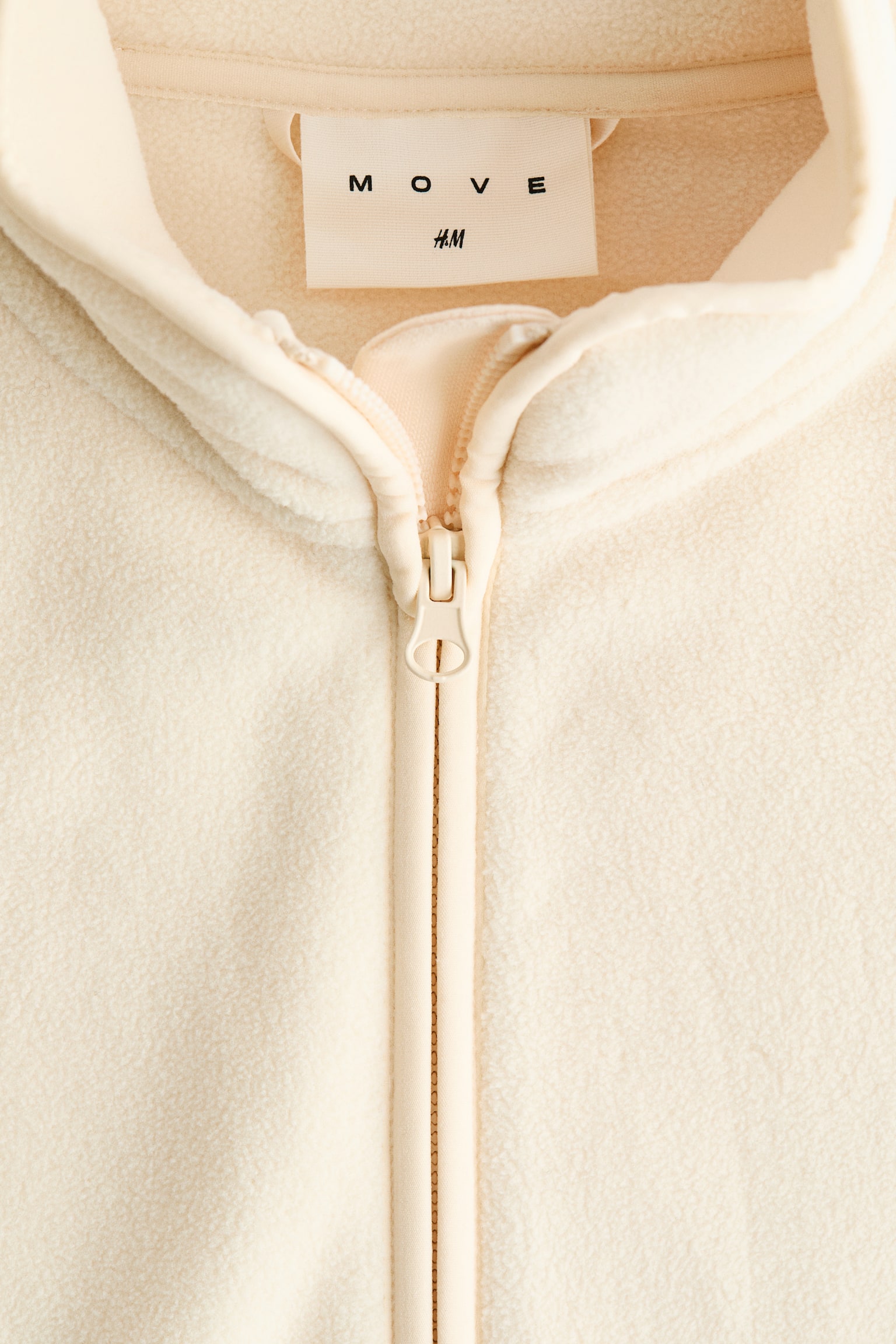 Regular Fit Fleece sports jacket - Light apricot/Dusty purple - 7