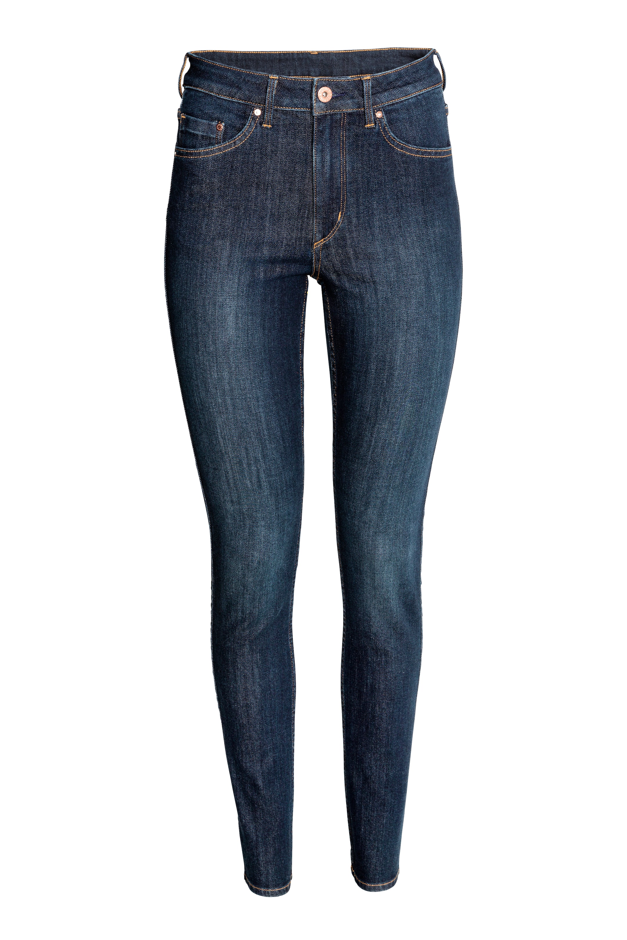 View larger image: Skinny High Jeans - Dark denim blue - Ladies | H&M GB 1
