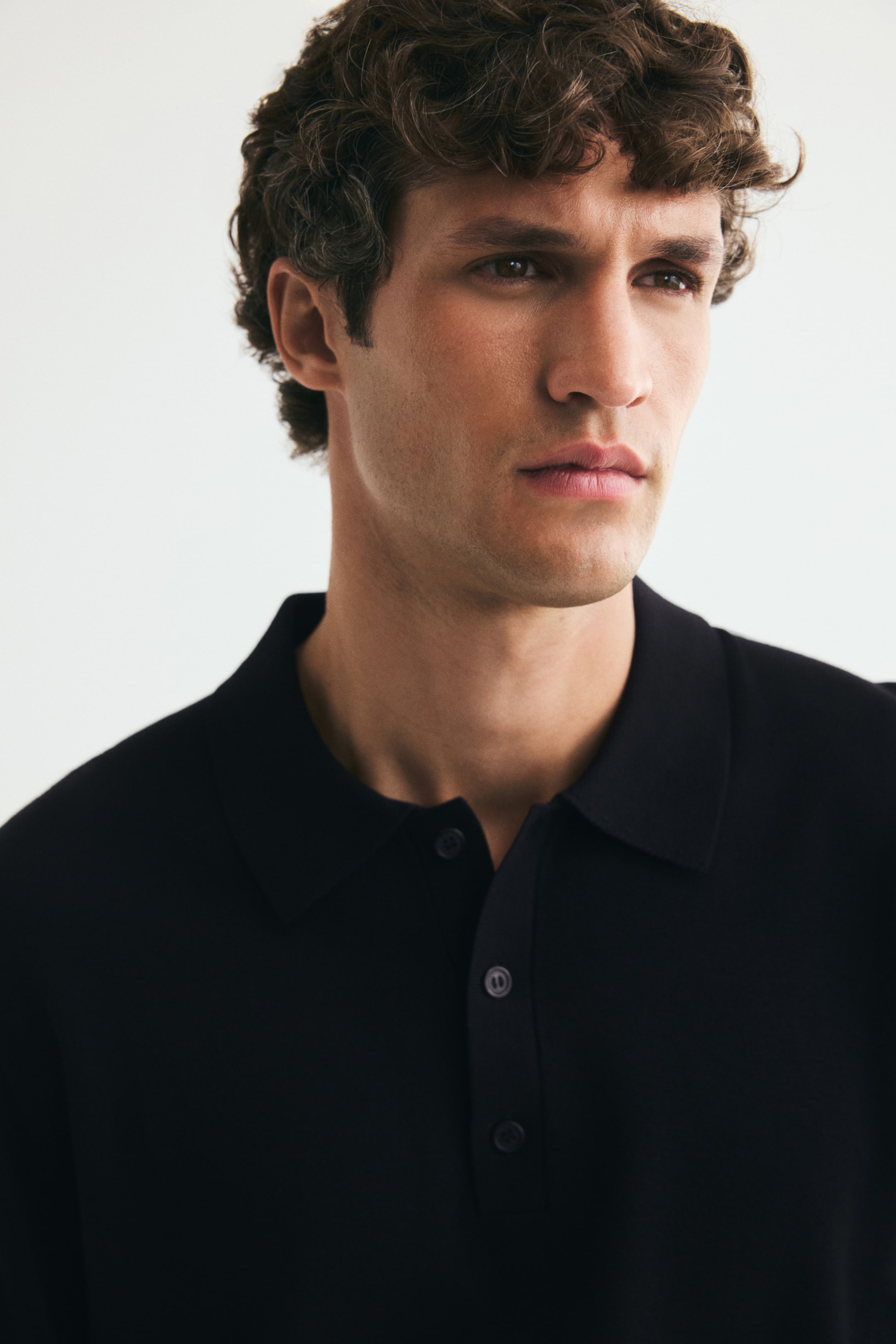 Regular-Fit Knit Polo Shirt
