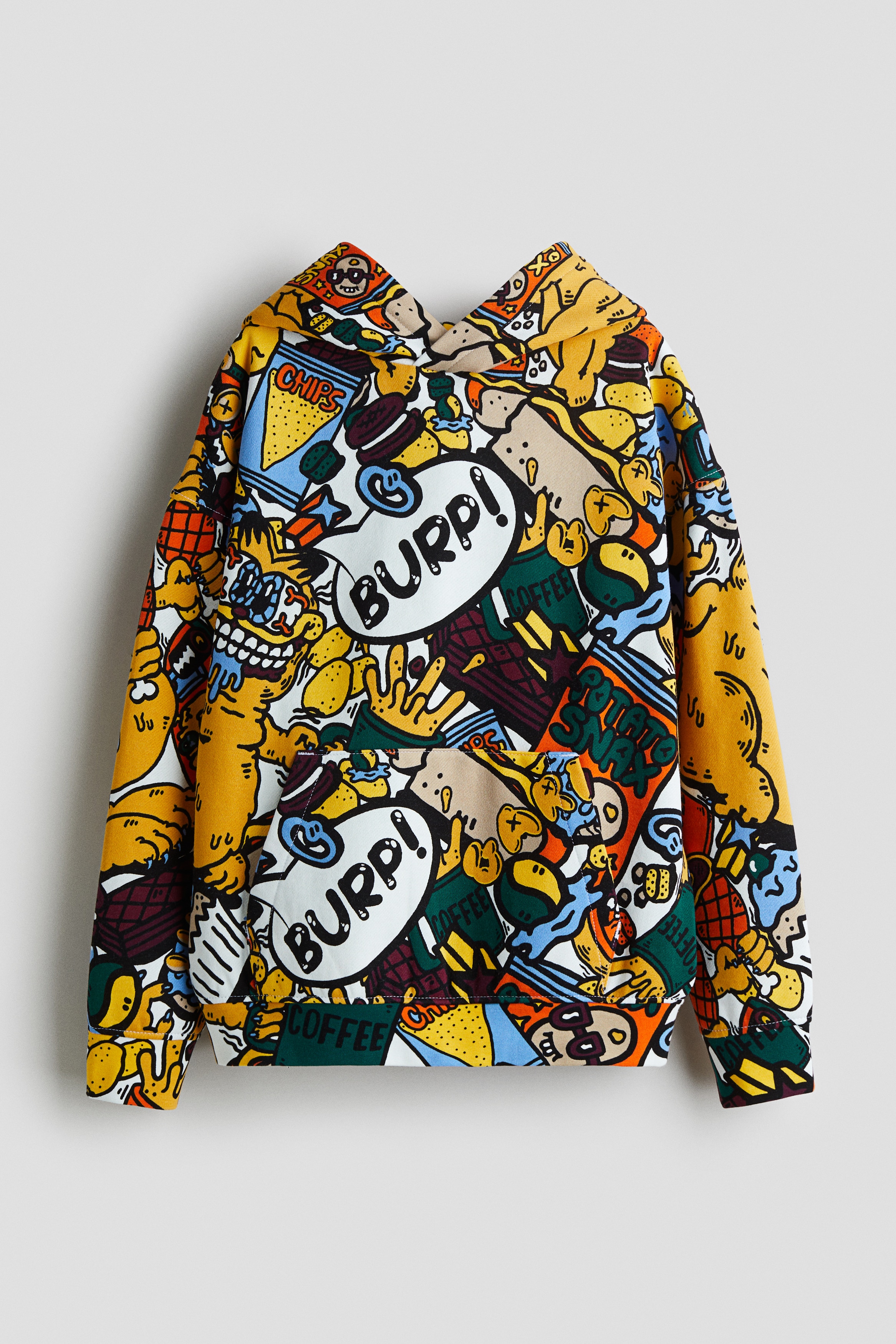 Printed Hoodie - Gray/Fortnite - Kids | H&M US