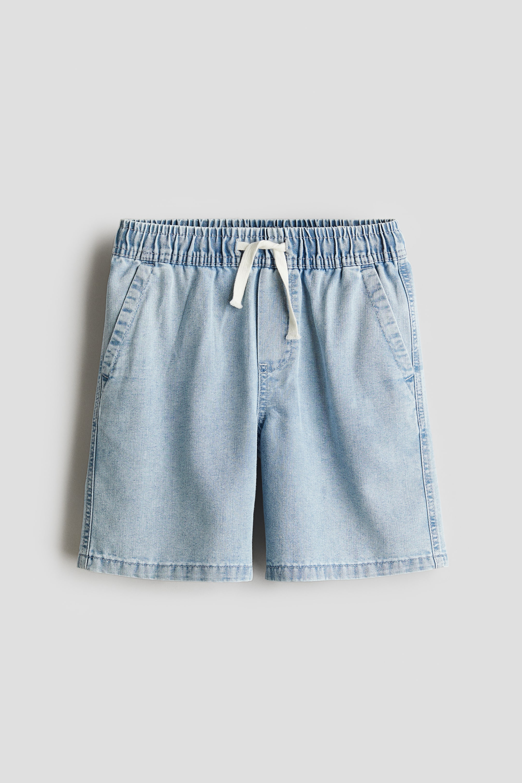 Loose Fit Denim Shorts