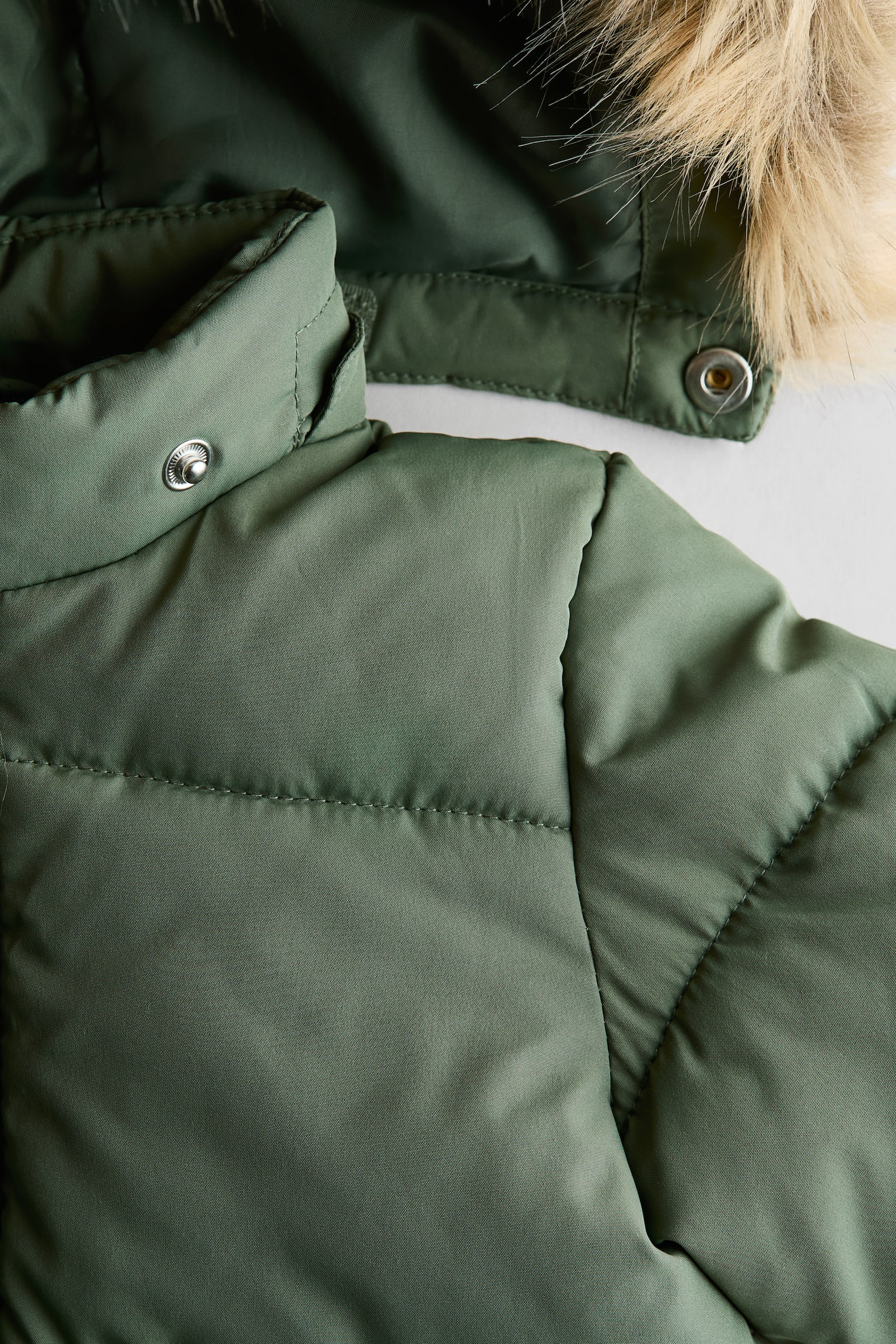 Детская куртка H&M Padded, цвет: Хаки зелёный — фото 2