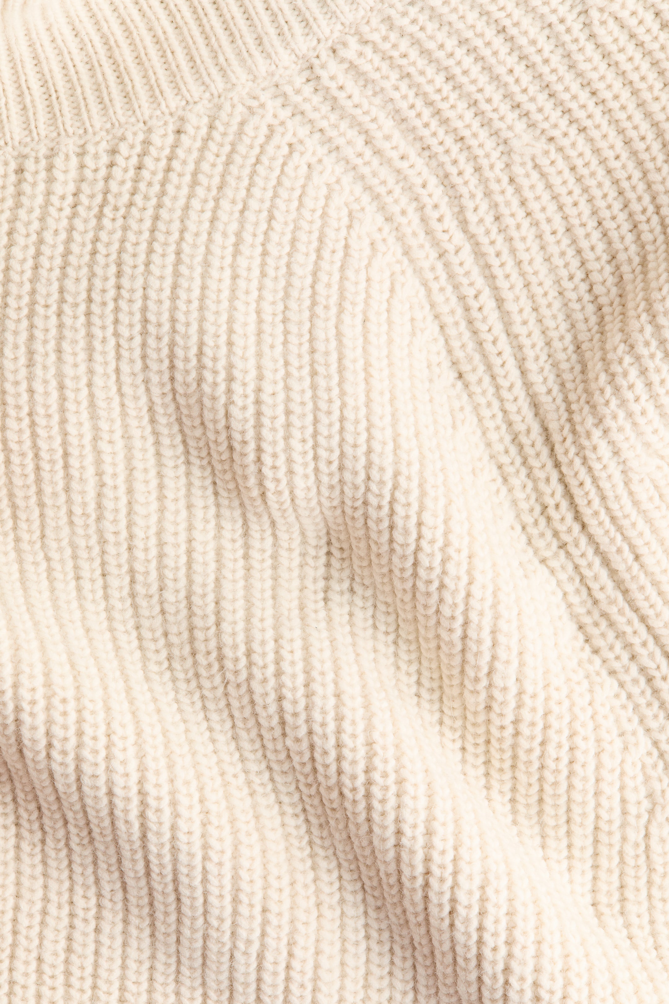 Knit Mock Turtleneck Cape