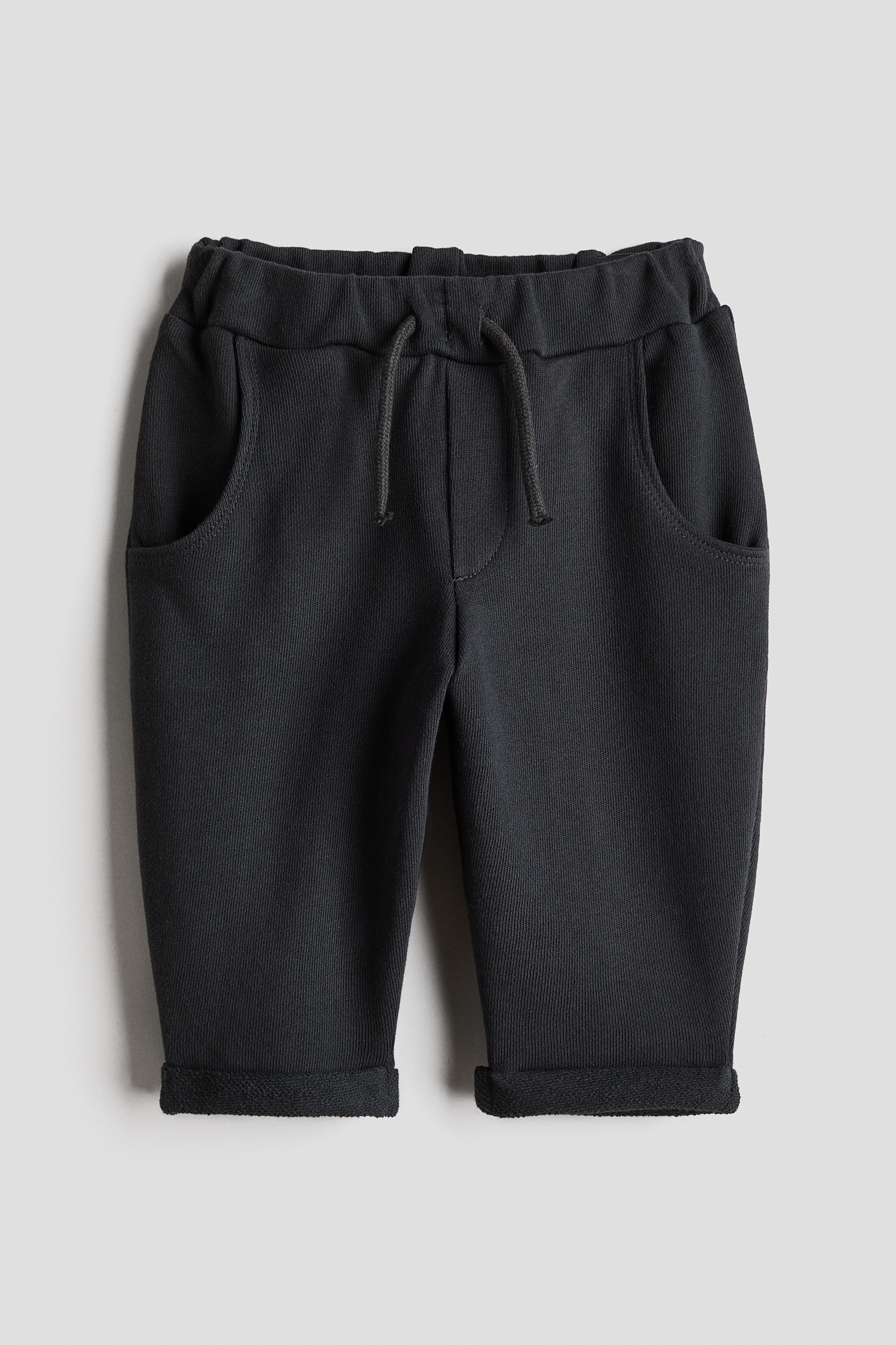 Joggers van joggingstof - Donkergrijs/Lichtbeige/Donkergroen/Marineblauw