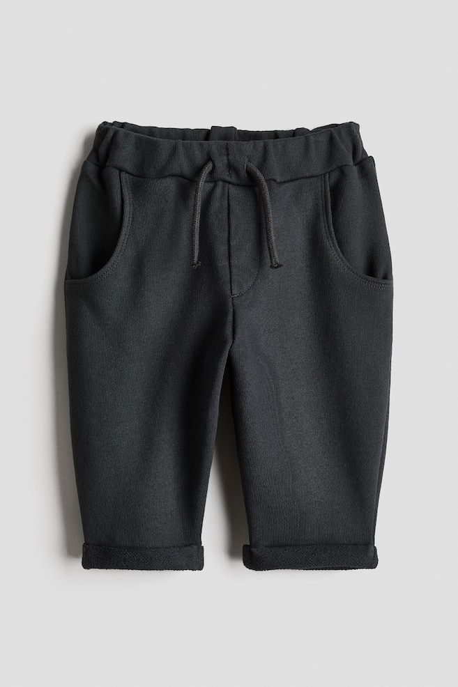 Sweatpant Joggers - Dark gray/Light beige/Navy blue - 1