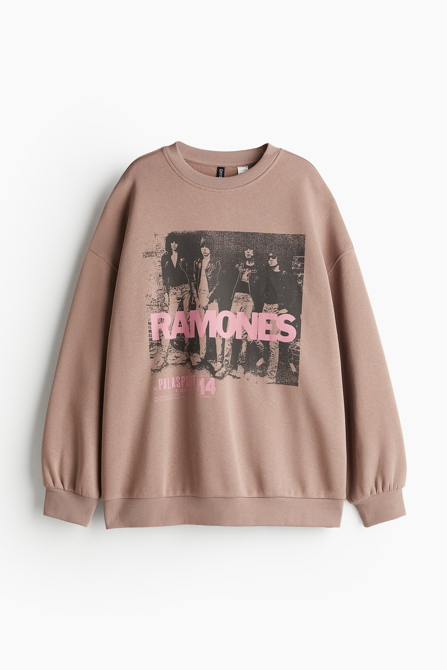 Oversized printed sweatshirt - Greige/Ramones/Black/Elvis Presley/Dark grey/The British Museum/Burgundy/Alice in Wonderland/Light beige/The Beatles/Cream/Sublime - 2