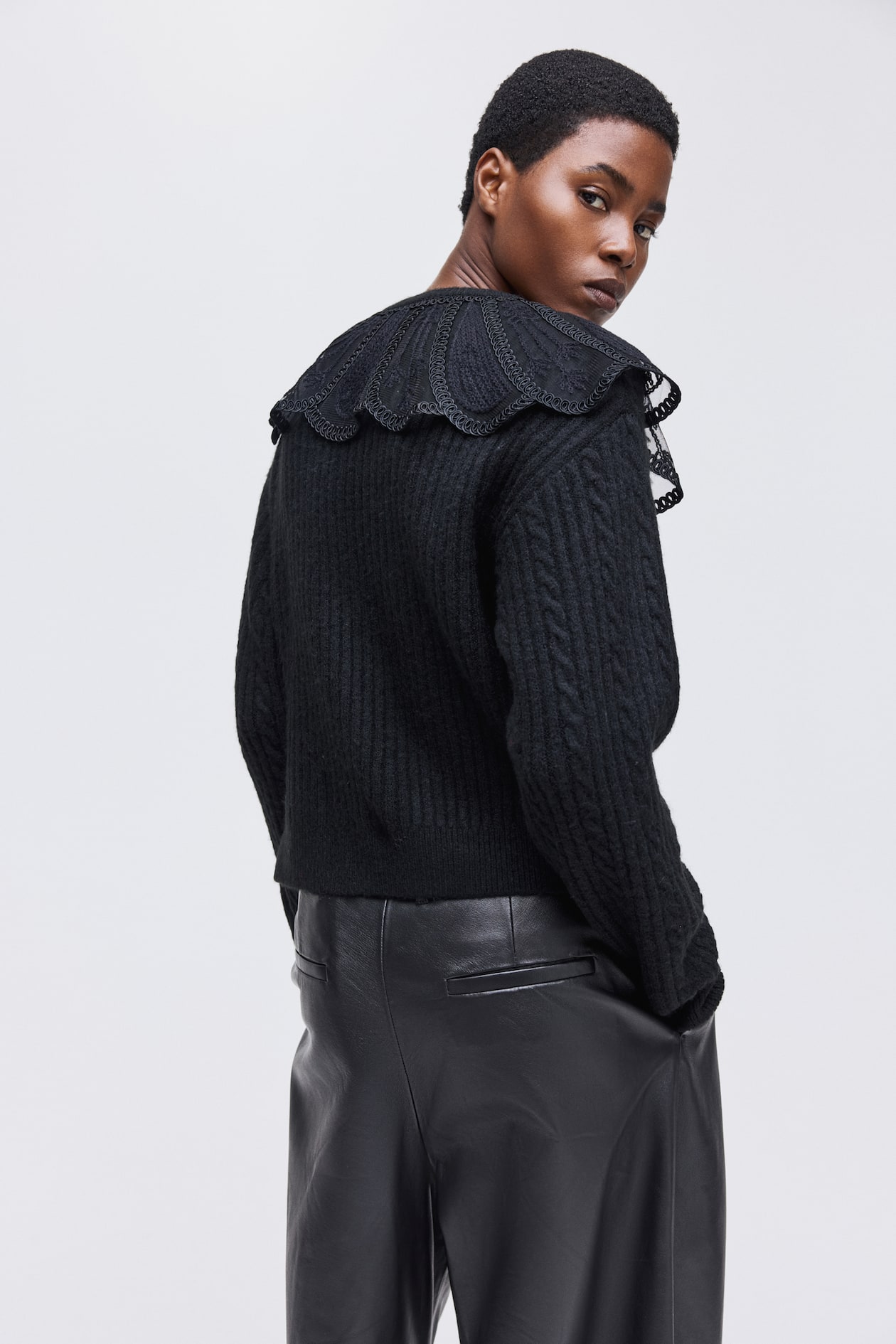 Lace-Collar Cardigan - image 3