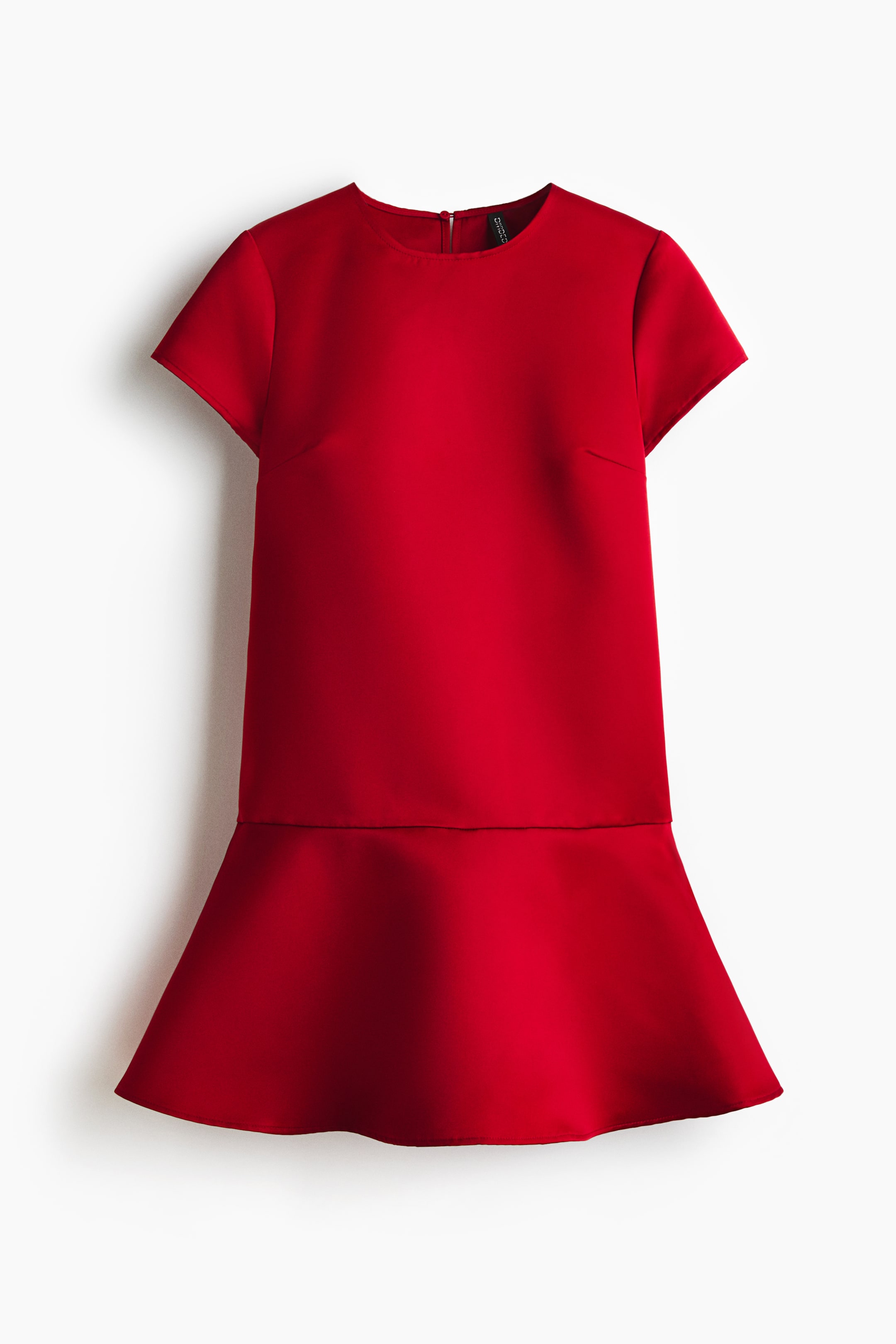 View larger image: Satin Dress - Dark red - Ladies | H&M US 4