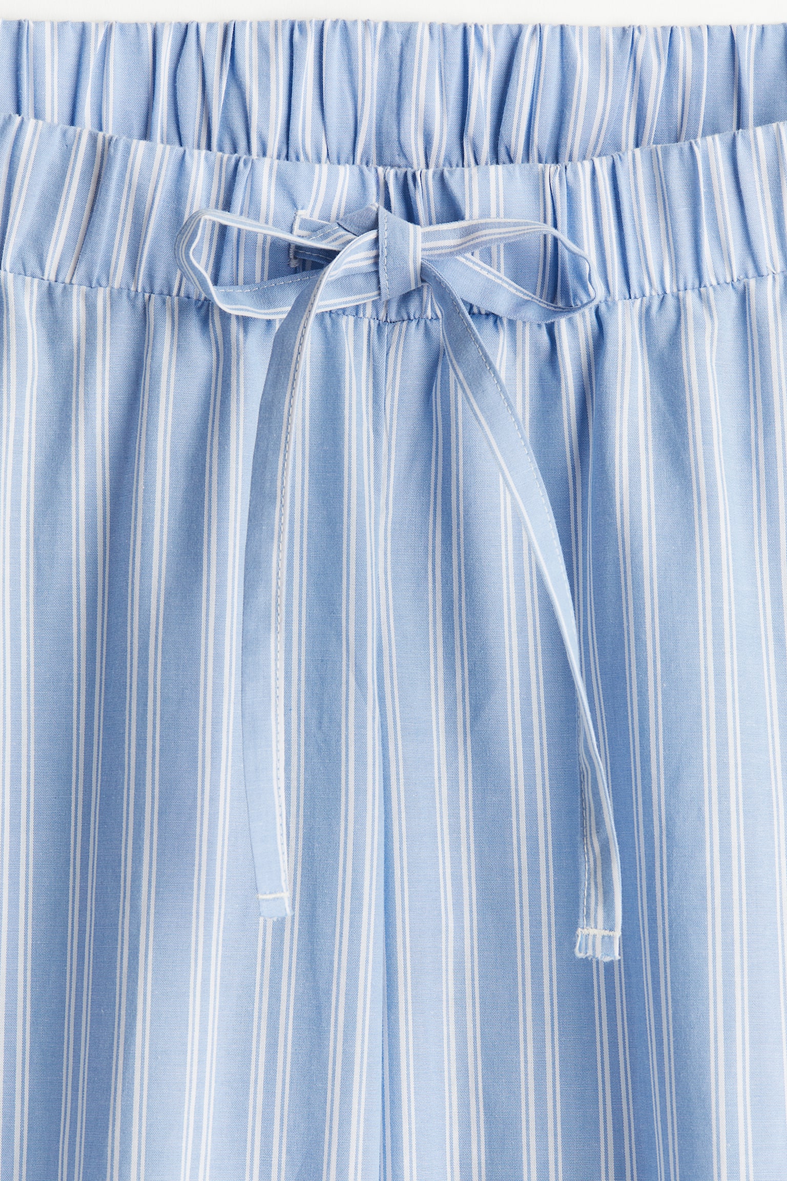 MAMA Before & After Pyjama Pants - Light blue/Stripe/White - 4