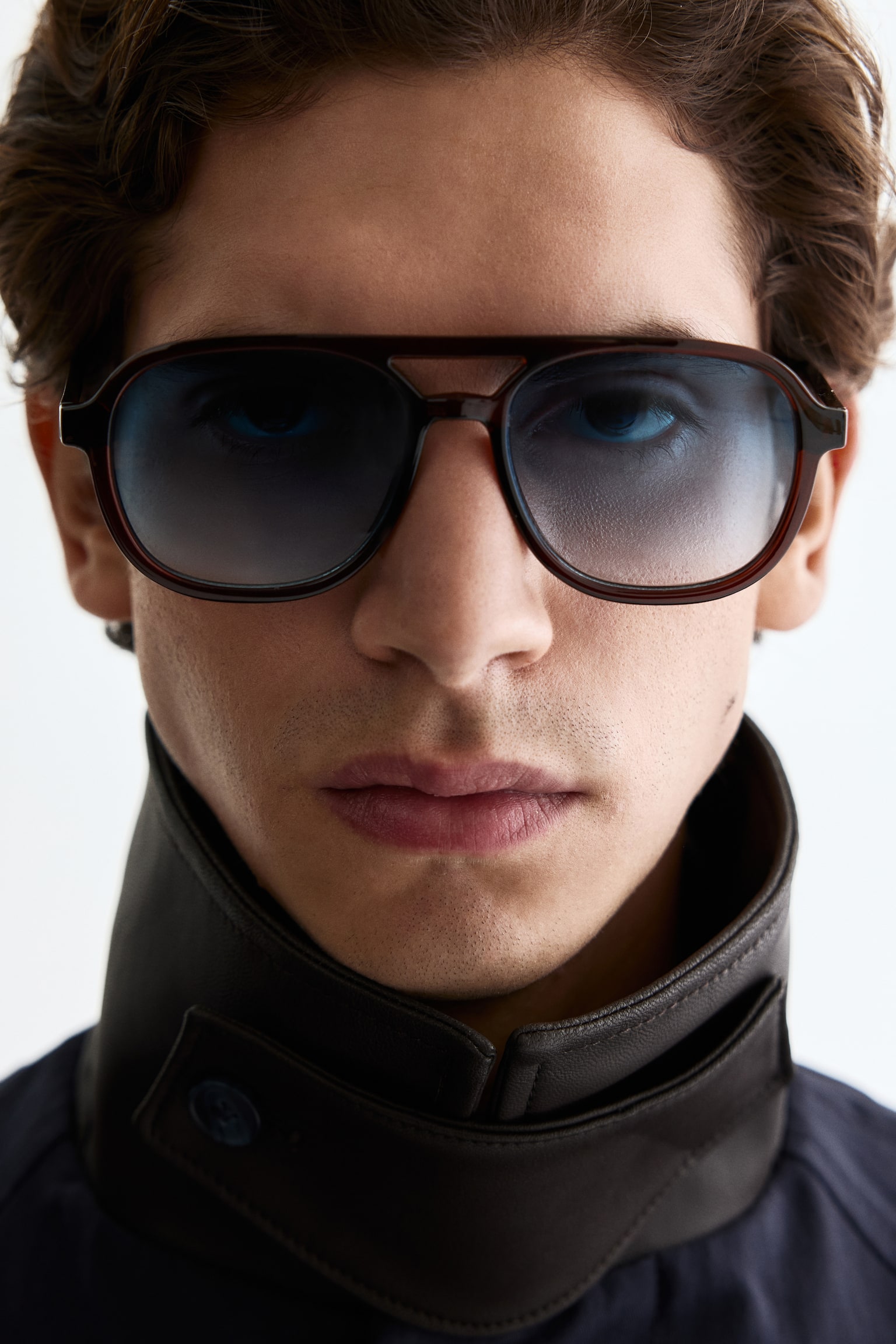 Aviator sunglasses - Blue/Brown/Black/Dusty pink/Patterned - 4