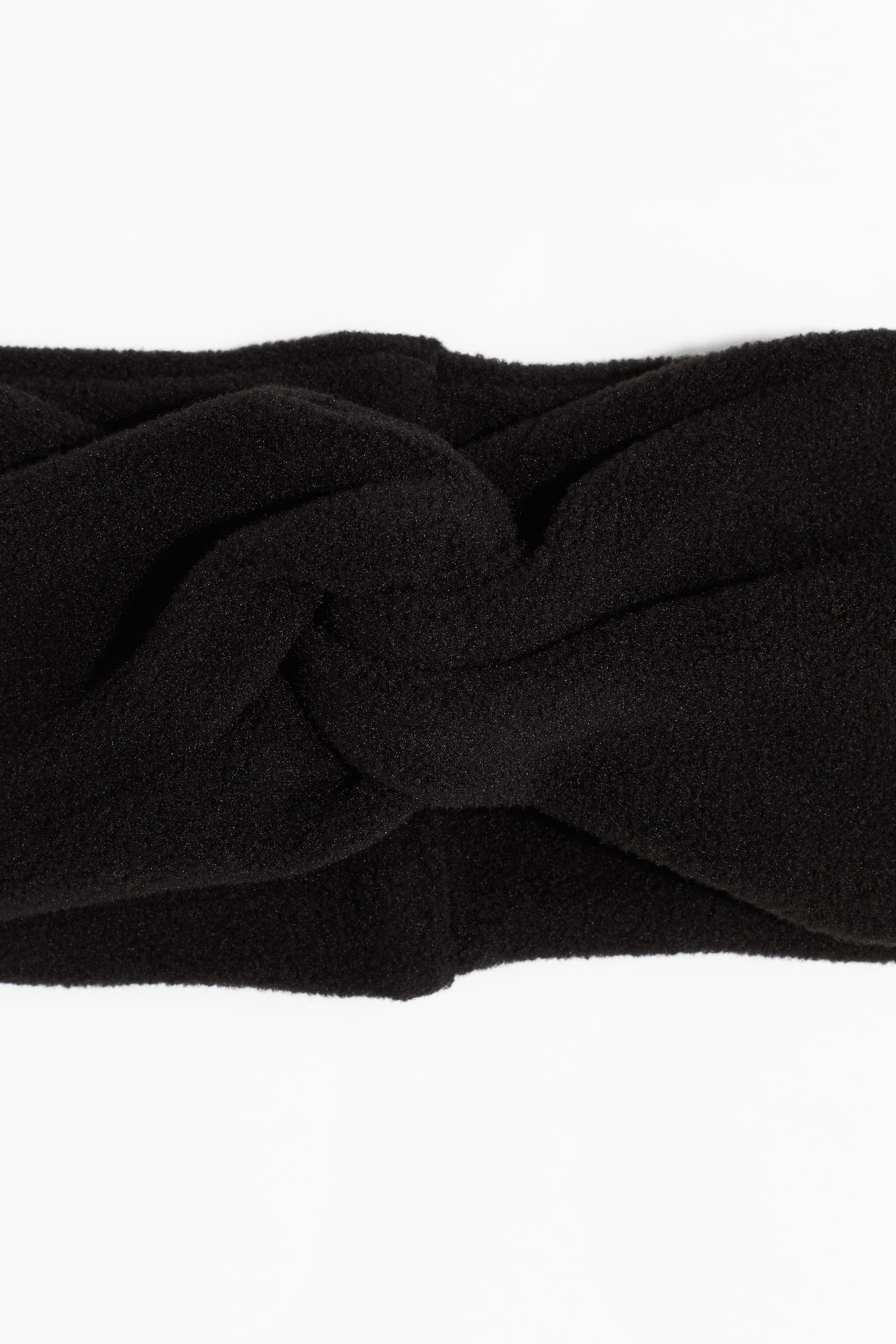 Детские аксессуары для волос H&M Move Fleece Sports Headband, цвет: Чёрный — фото 2