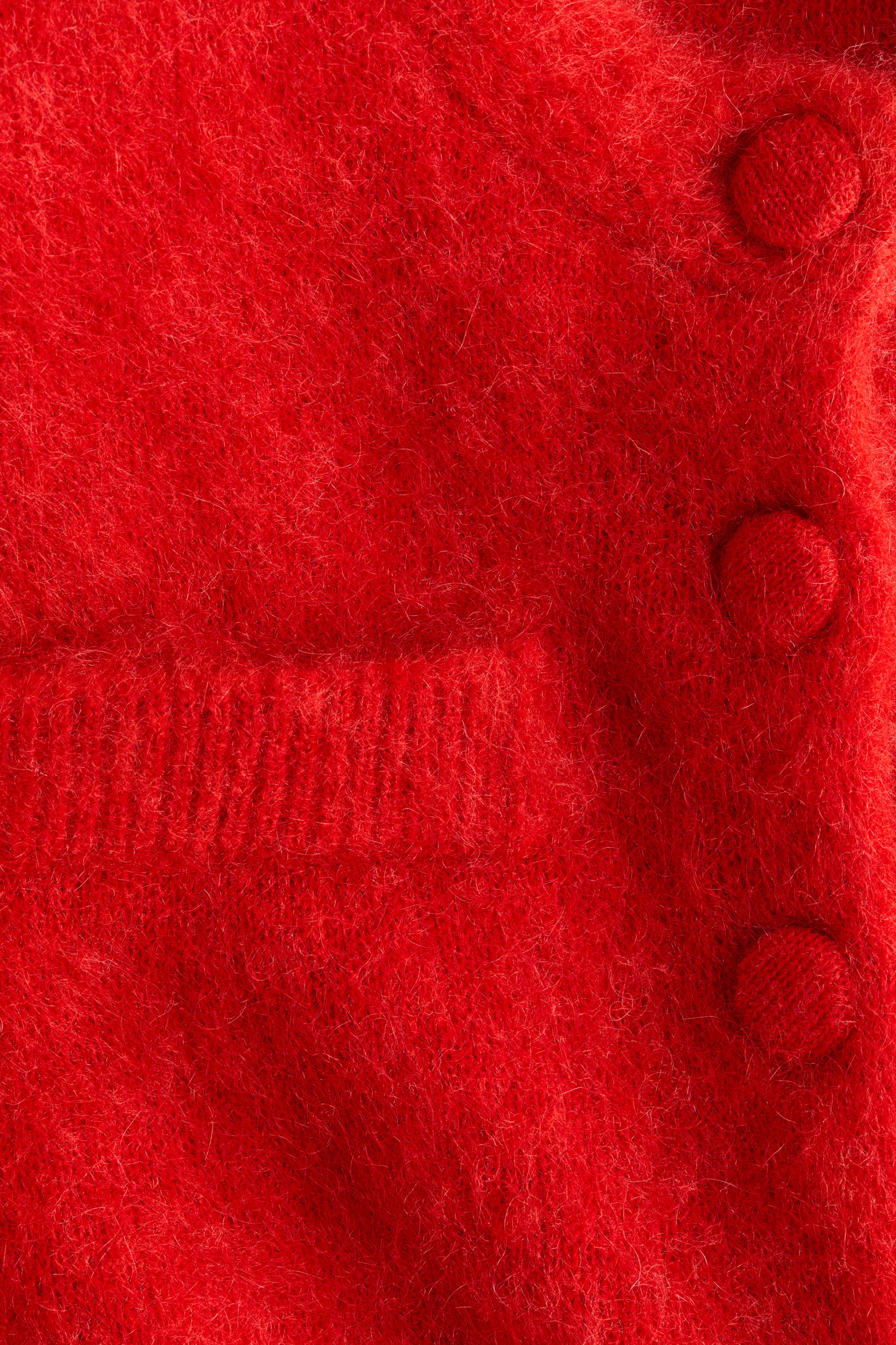 Chandail à épaulettes en mohair mélangé