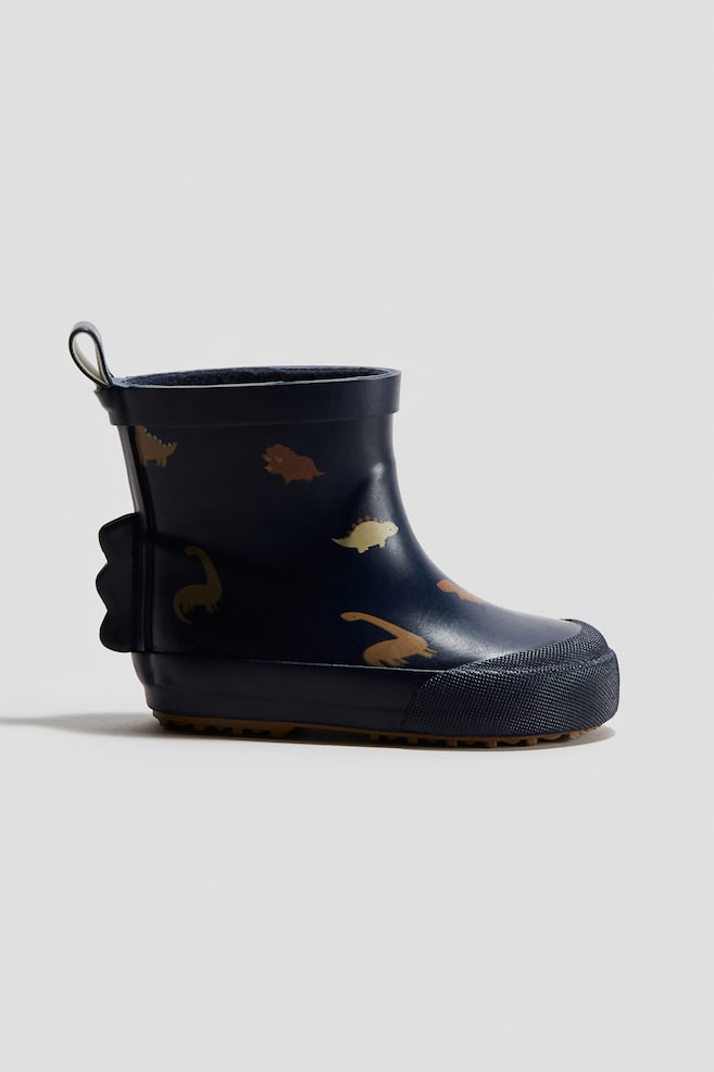 Wellingtons - Navy blue/Dinosaurs/Blue/Dinosaurs/Cream/Animals/Beige/Beige/Leopard print/Light beige/Cherries/Pink/Floral - 1