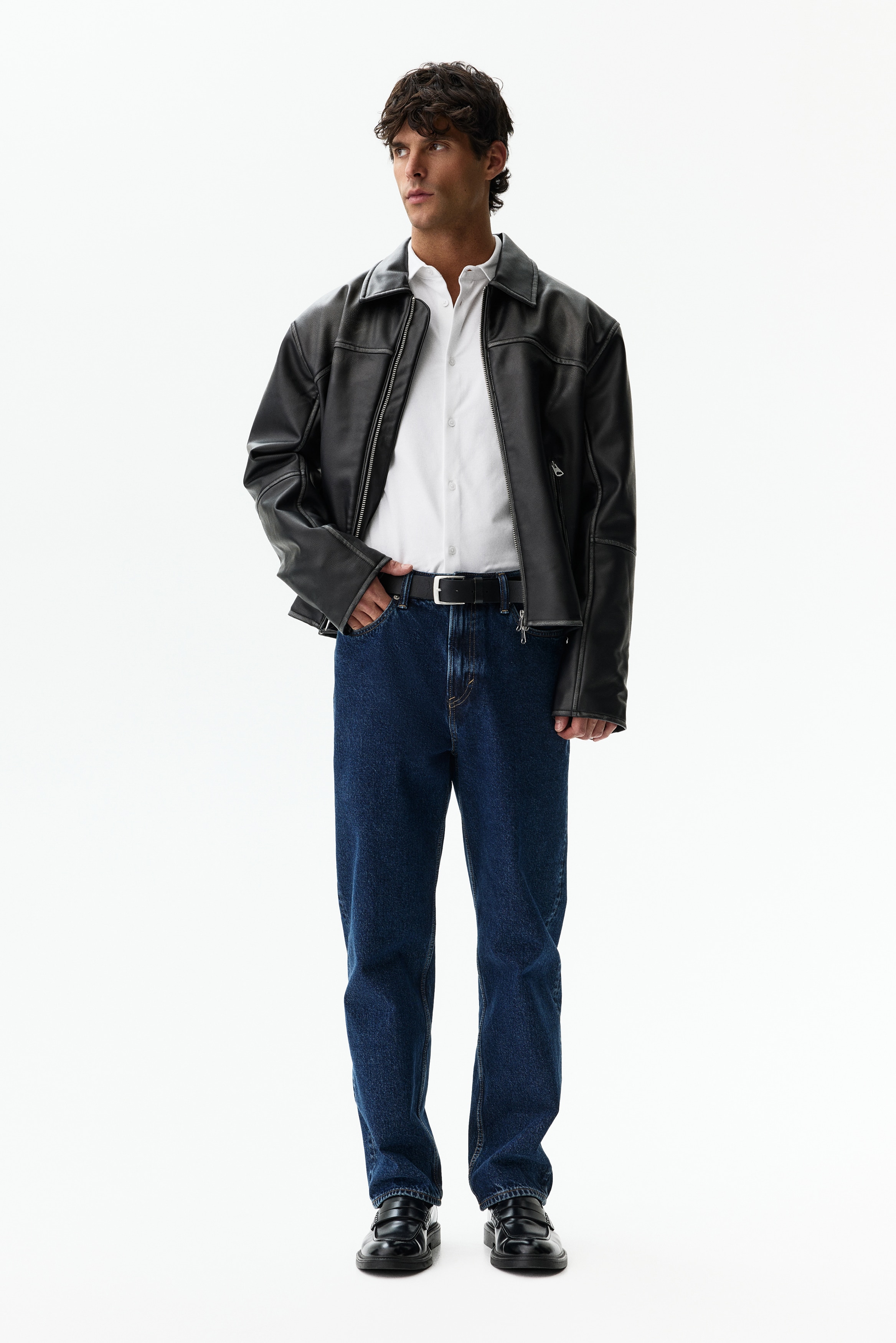 H & M - Four-way Stretch Slim Fit シャツ - ホワイト H & M - Four-way Stretch Slim Fit シャツ - ホワイト