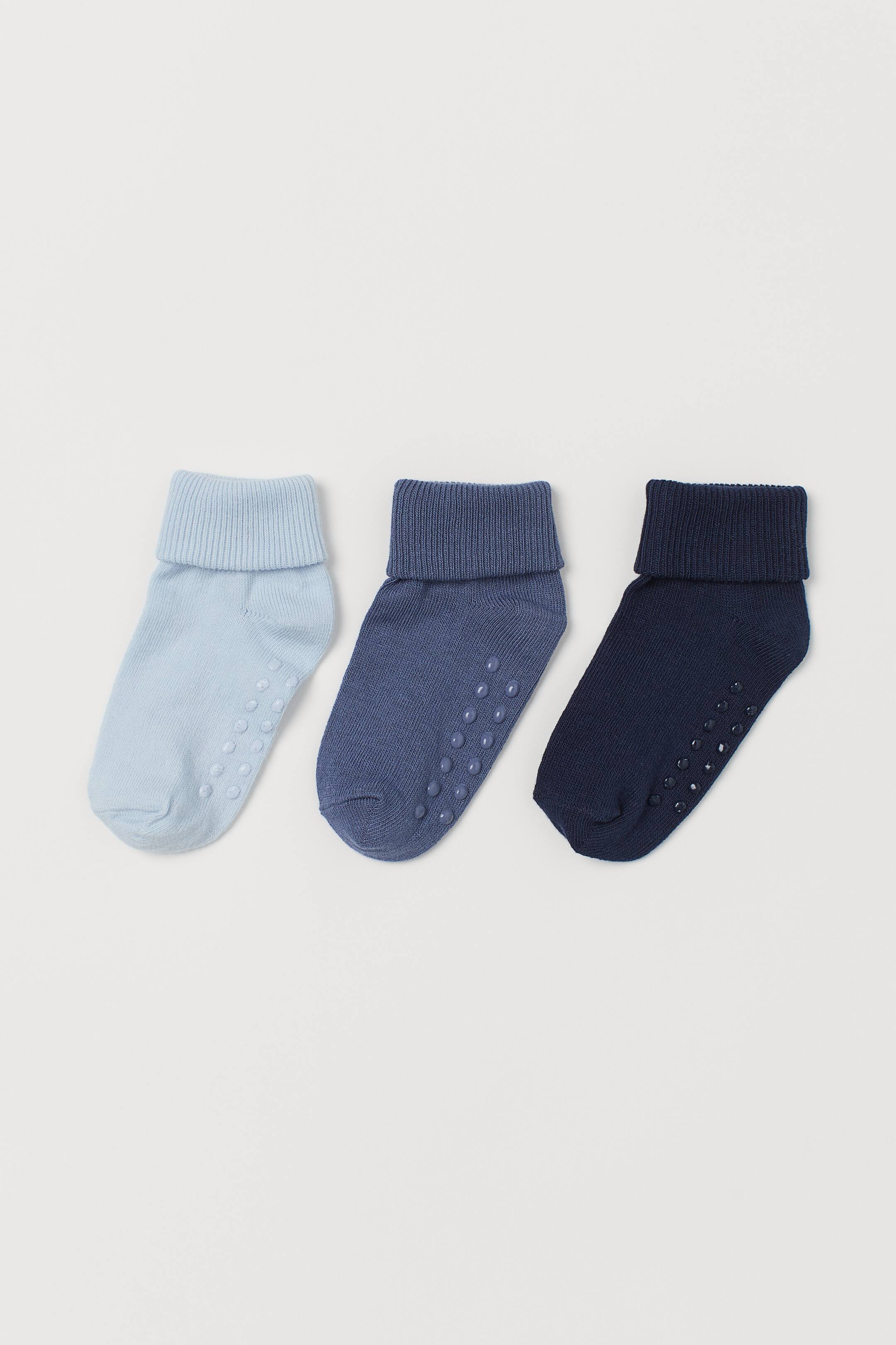 3-pack socks - Dark blue - Kids | H&M GB