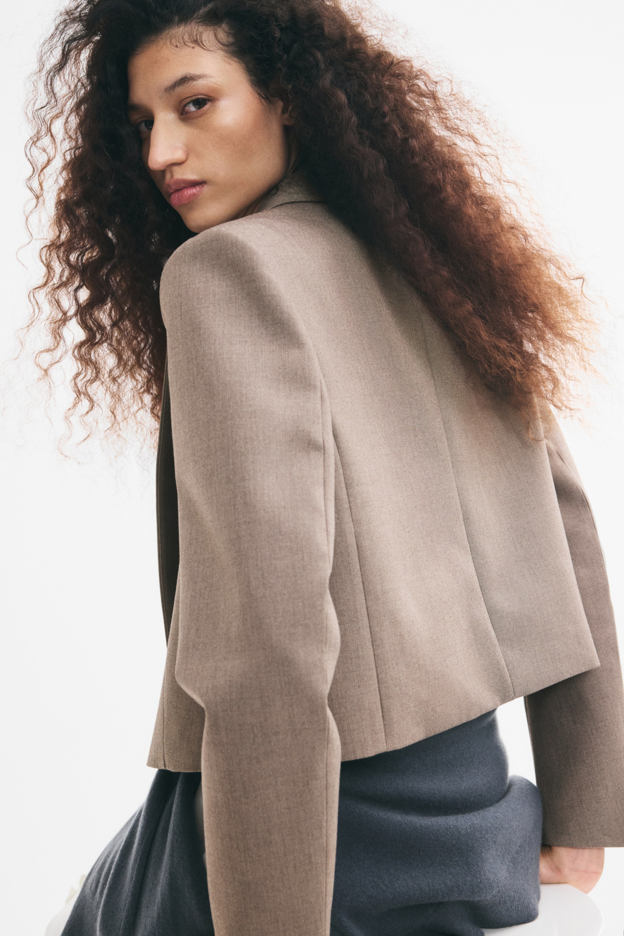 Short Double-Breasted Jacket