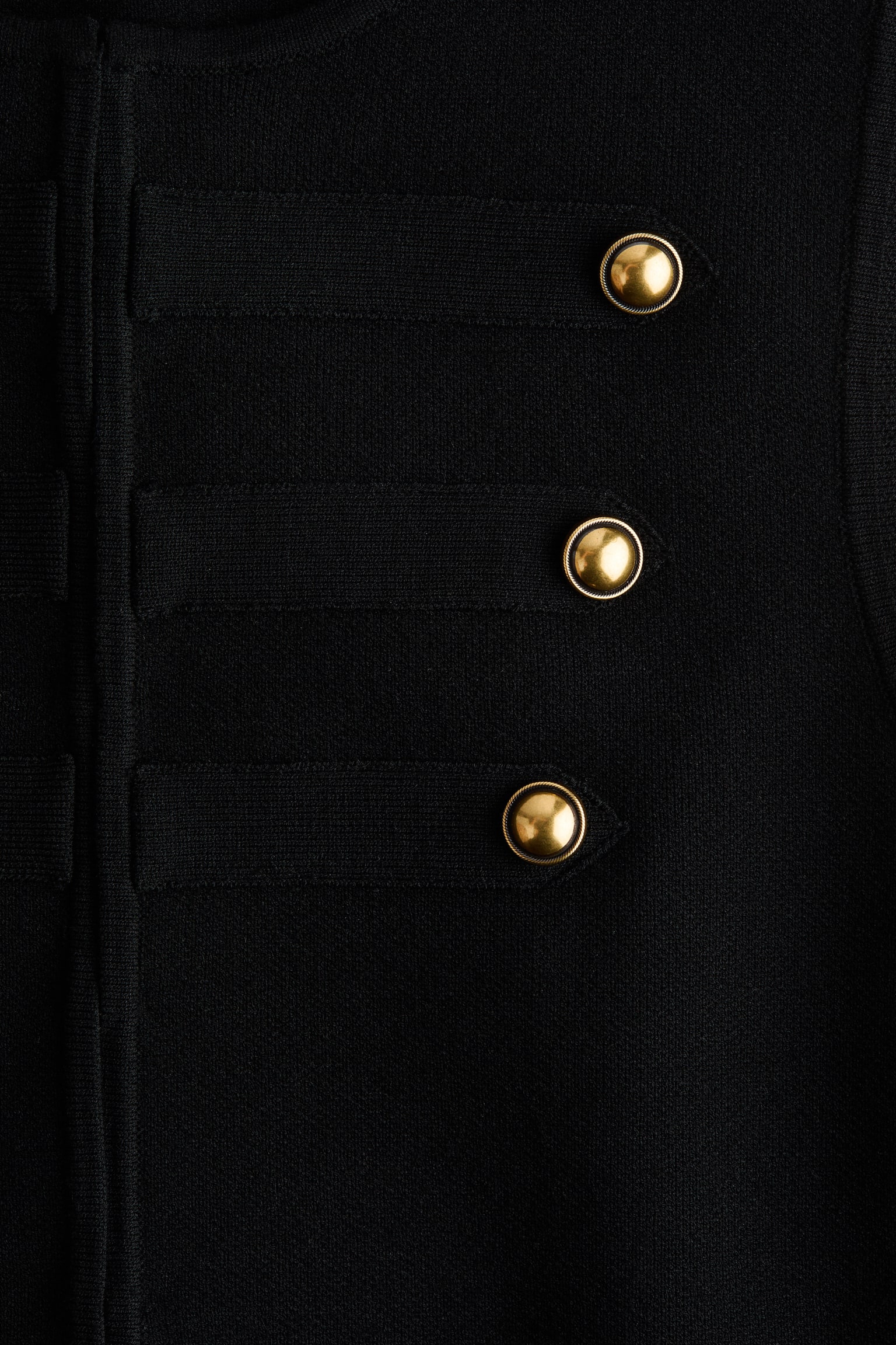 Женский жилет H&M Button-Detail Vest, цвет: Чёрный — фото 7
