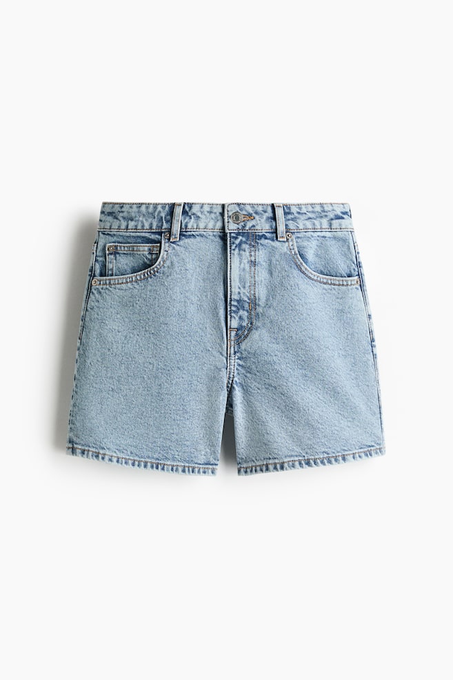 Denim Shorts - Denim blue/Light denim blue/White - 1