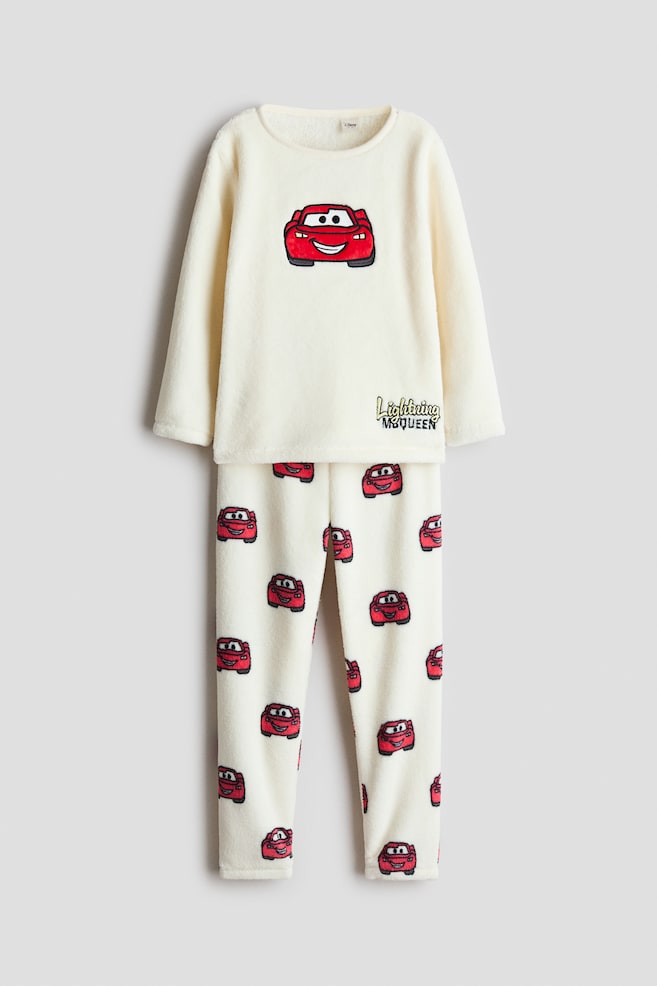 Velour pyjamas - White/Cars/Blue/Spider-Man/Dark grey/Minecraft/Dark grey/Batman/White/Pikachu - 1