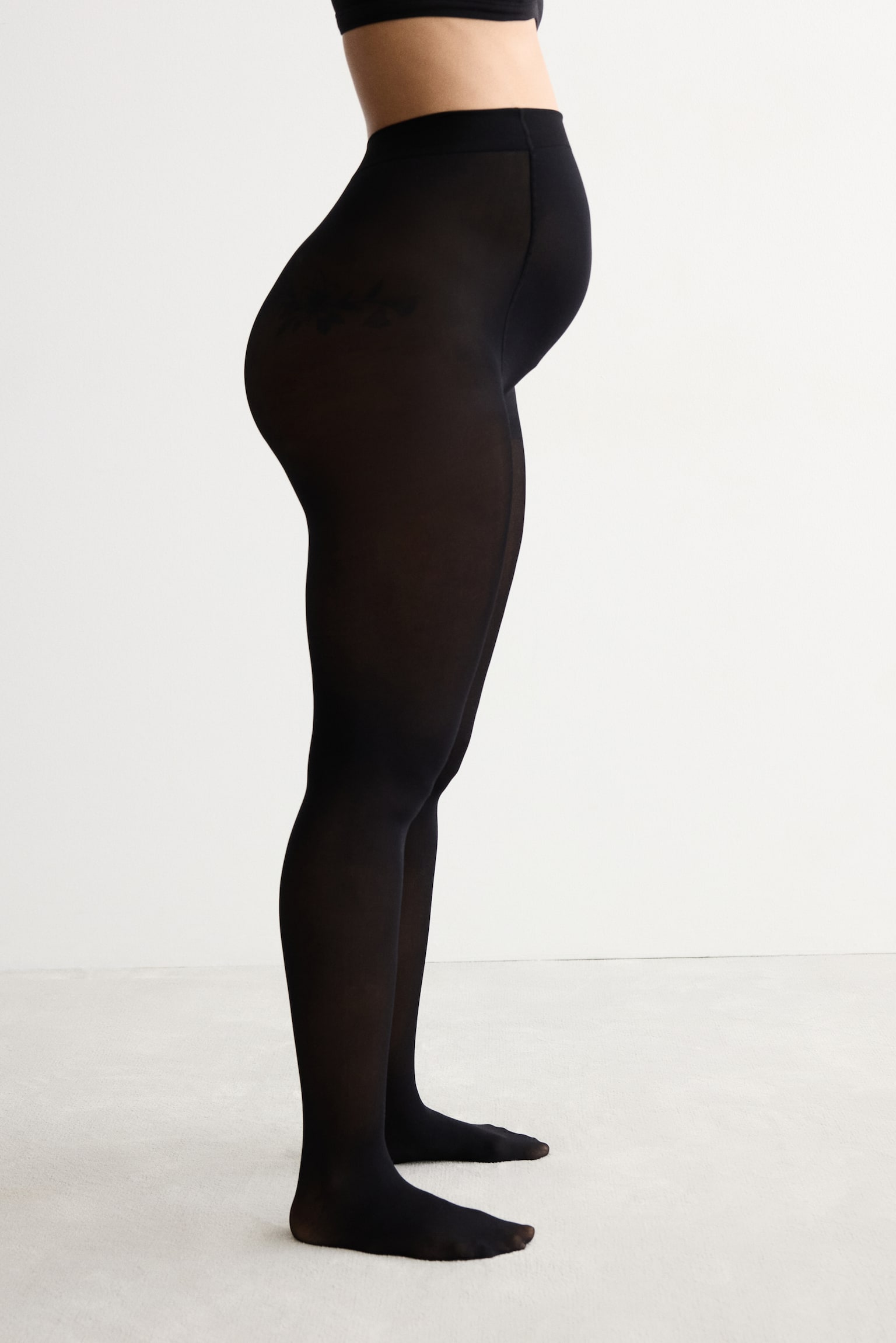 Колготки для беременных H&M Mama 40 den с Lycra, цвет: Чёрный — фото 5