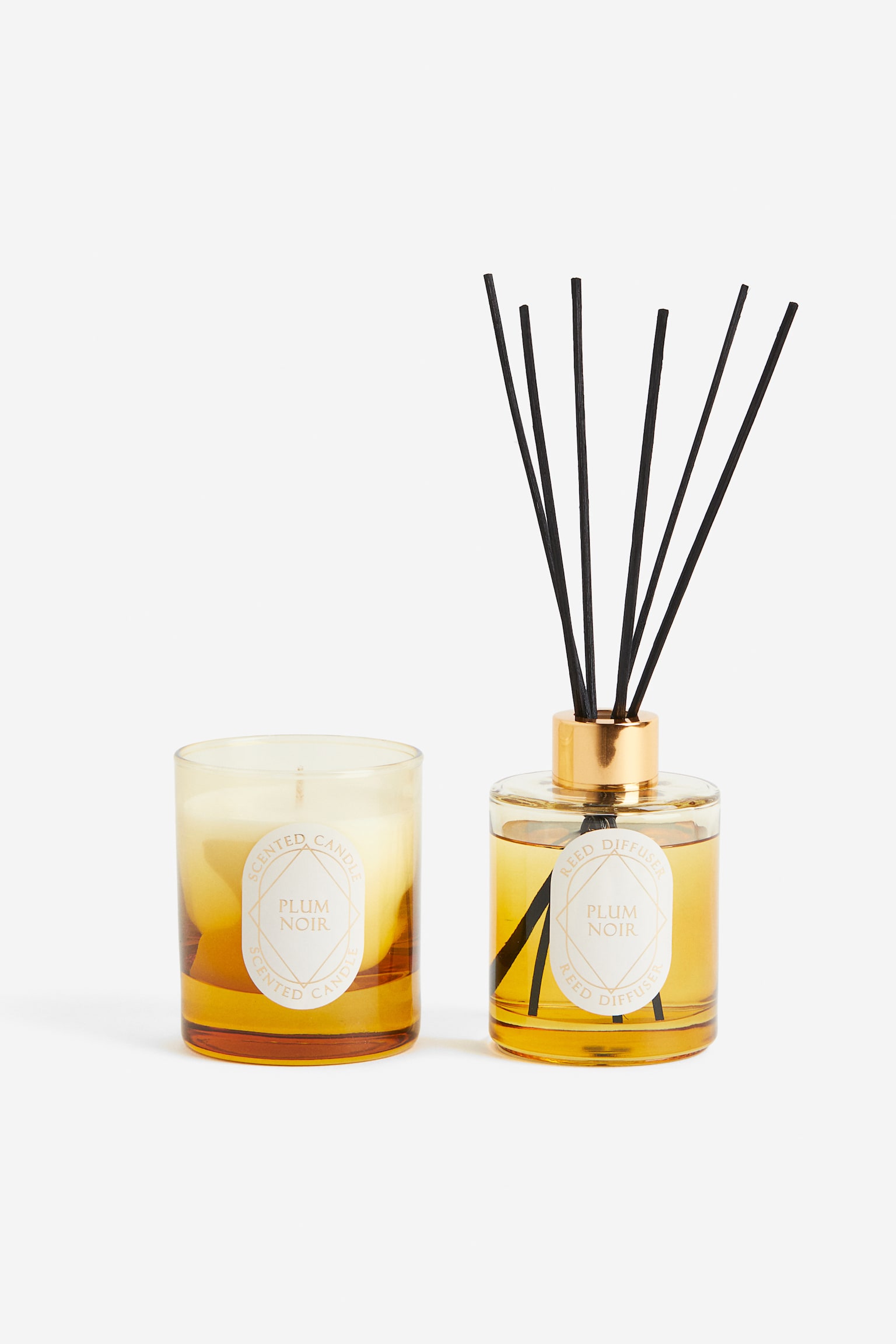 Scented candle and diffuser - Gold-coloured - 3