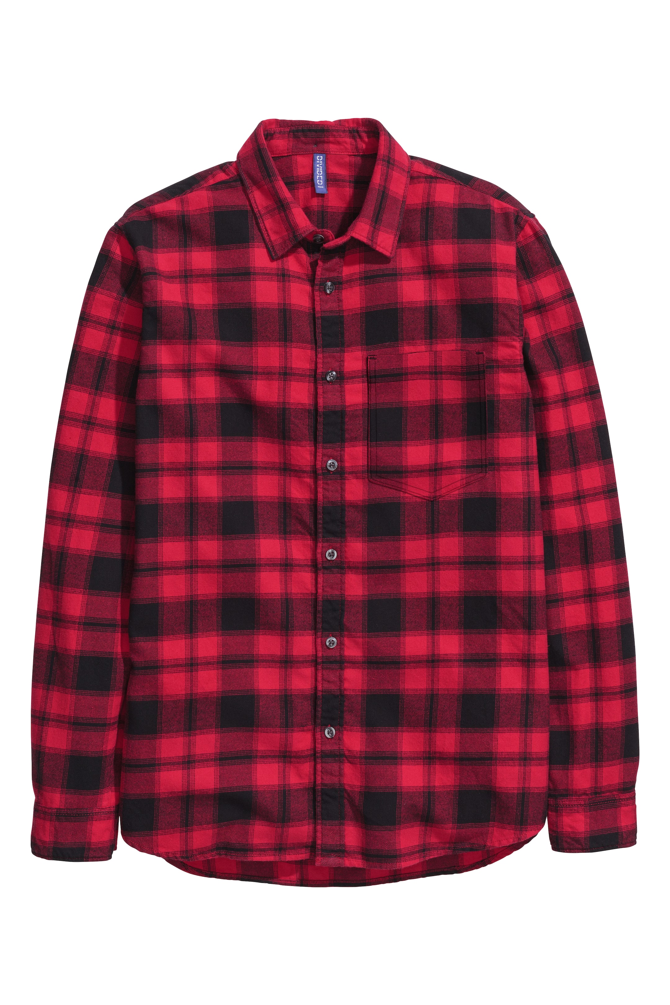 Zobacz większy obraz: Koszula flanelowa - Czerwony/Krata - ON | H&M PL 1