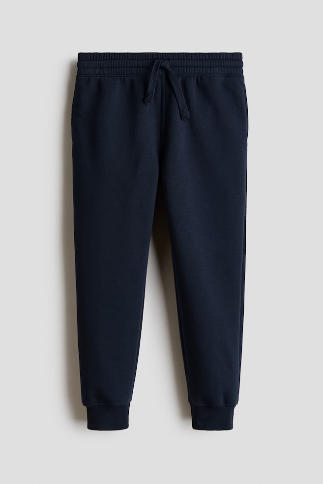 Brushed-Inside Joggers - Navy blue/Black/Dusty turquoise/Light gray melange/Dark brown/Dusty blue/Light khaki green/Light taupe/Red - 1