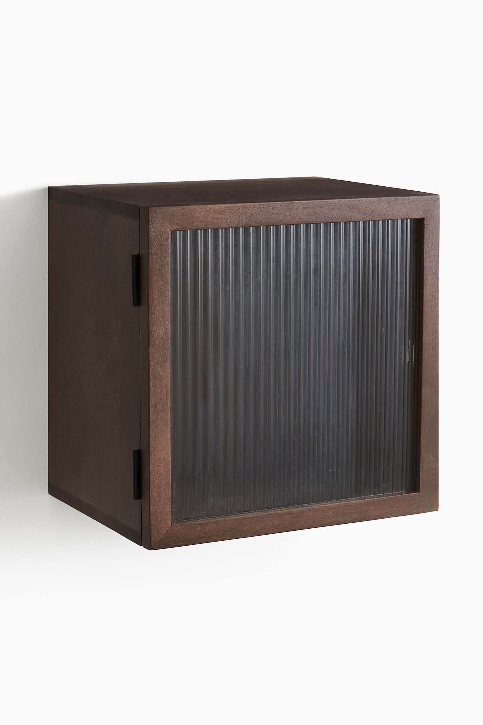 Mango wood wall cabinet - Dark brown - 1