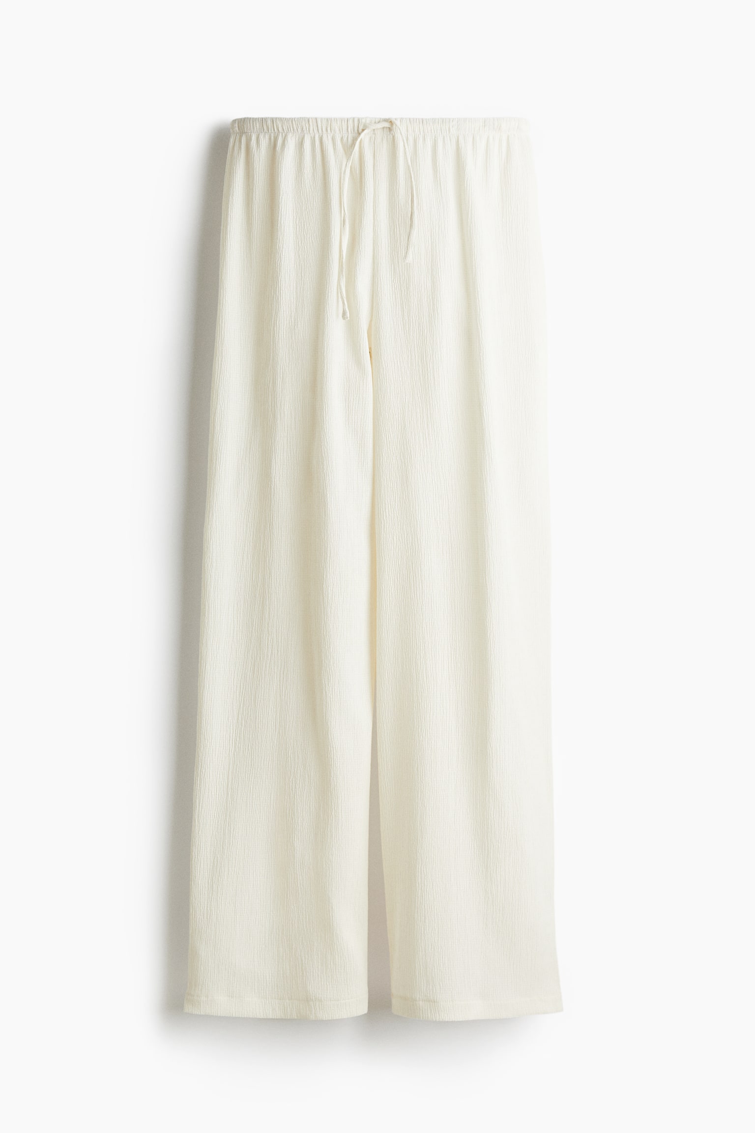 Женские брюки H&M Pants with Drawstring, цвет: Белый — фото 1