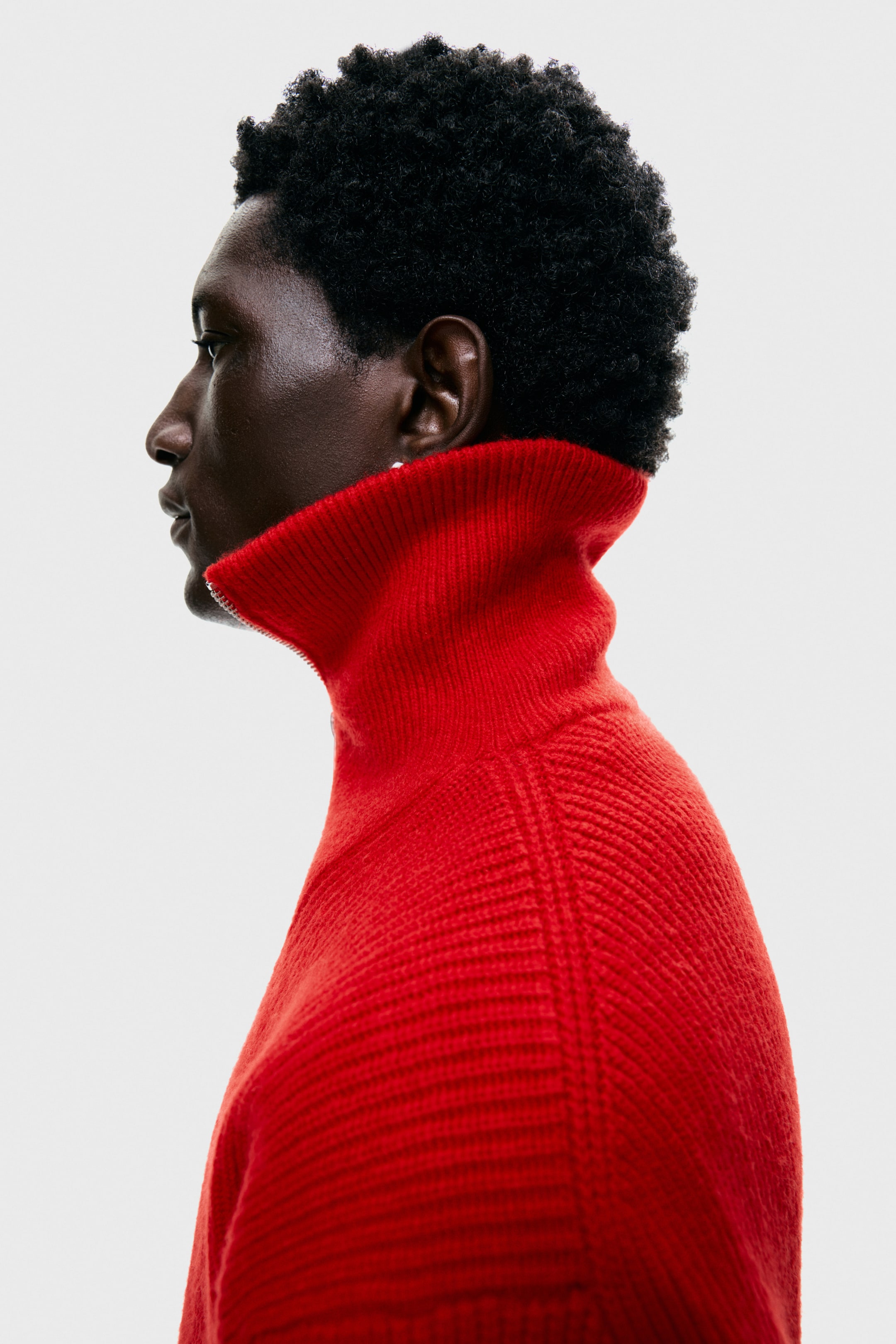 View larger image: Loose Fit Zip-top jumper - Red - Men | H&M IN 5