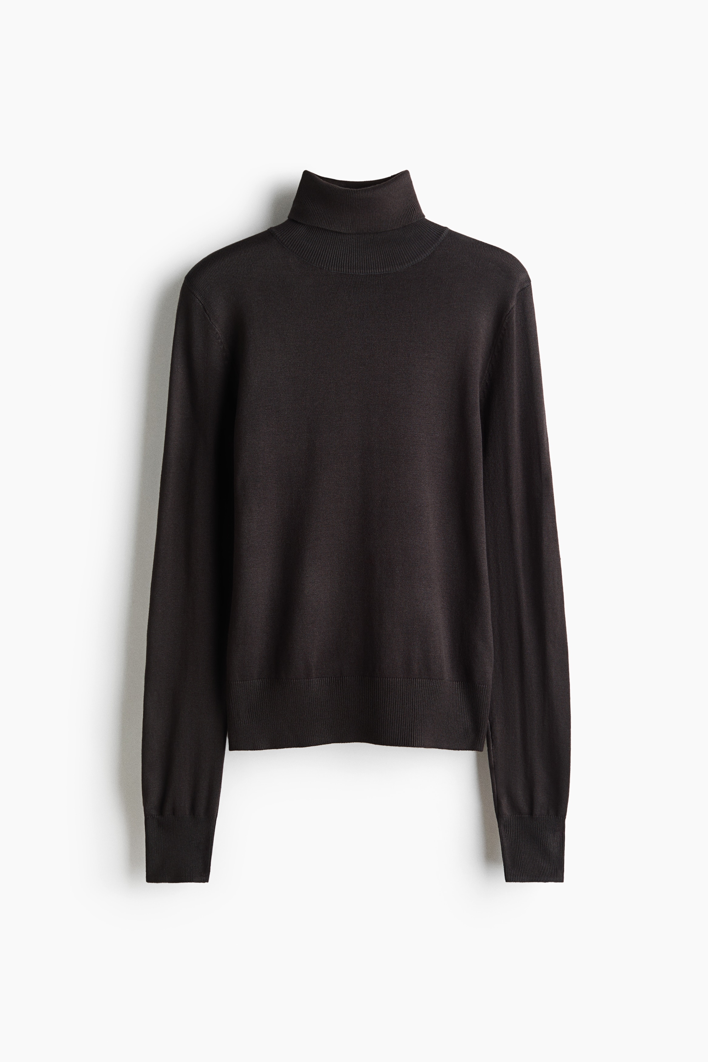 Rollkragenpullover - Dunkelbraun/Dunkelbeige/Graumeliert/Schwarz