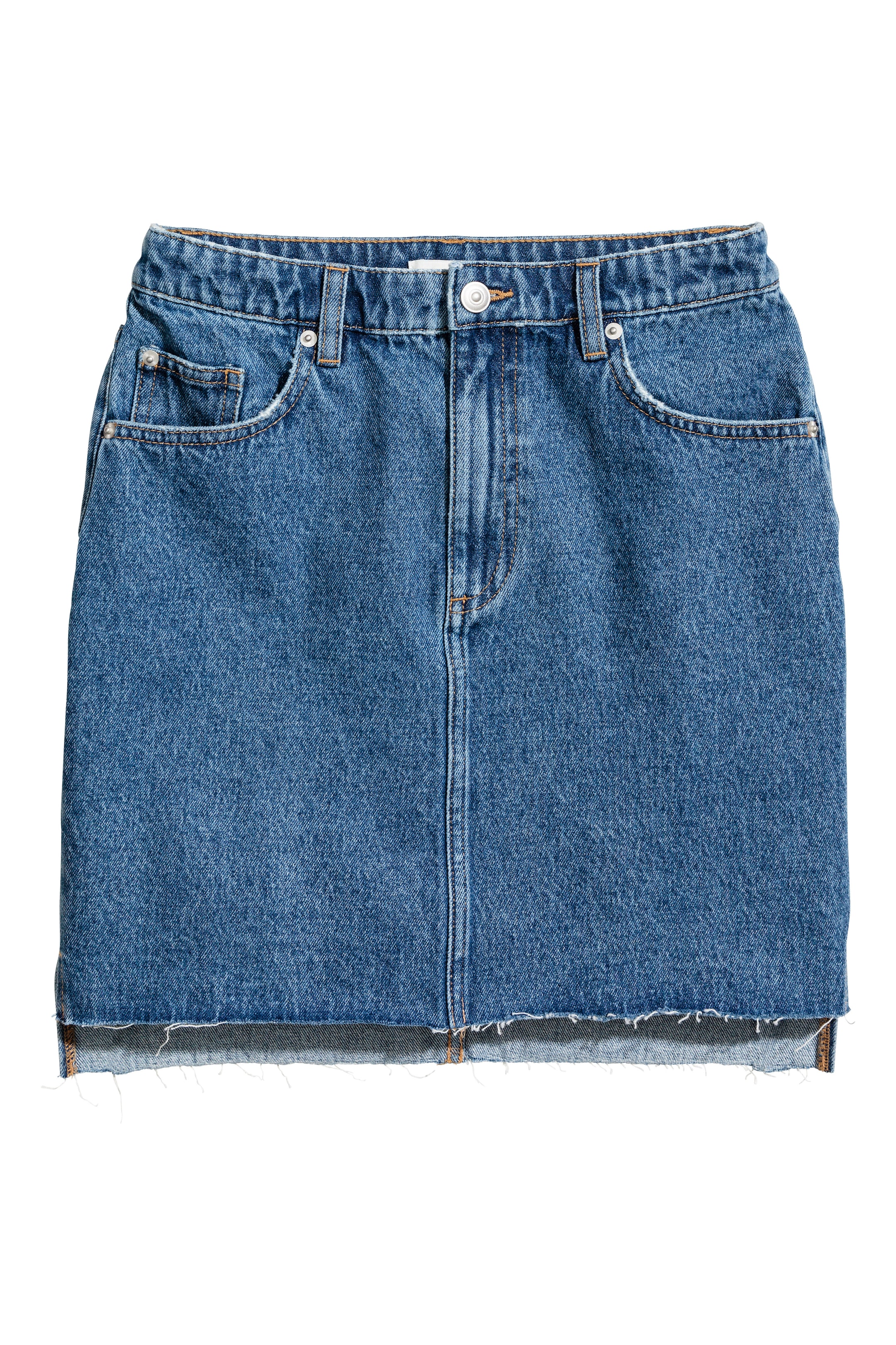 Grotere afbeelding bekijken: Denim rok - Denimblauw - DAMES | H&M NL 1