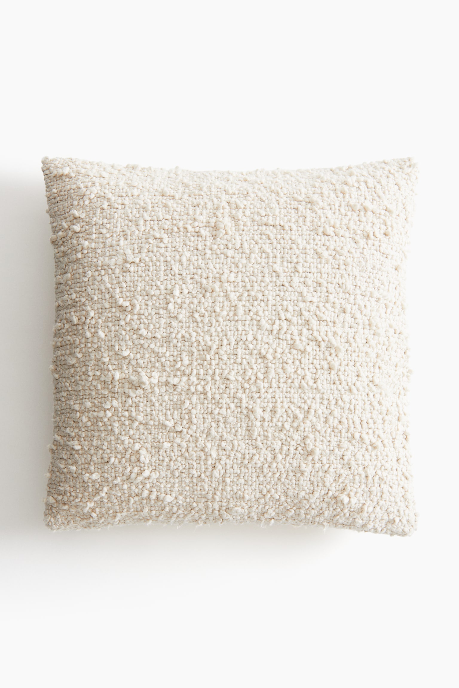 Bouclé cushion cover - Light beige - 1