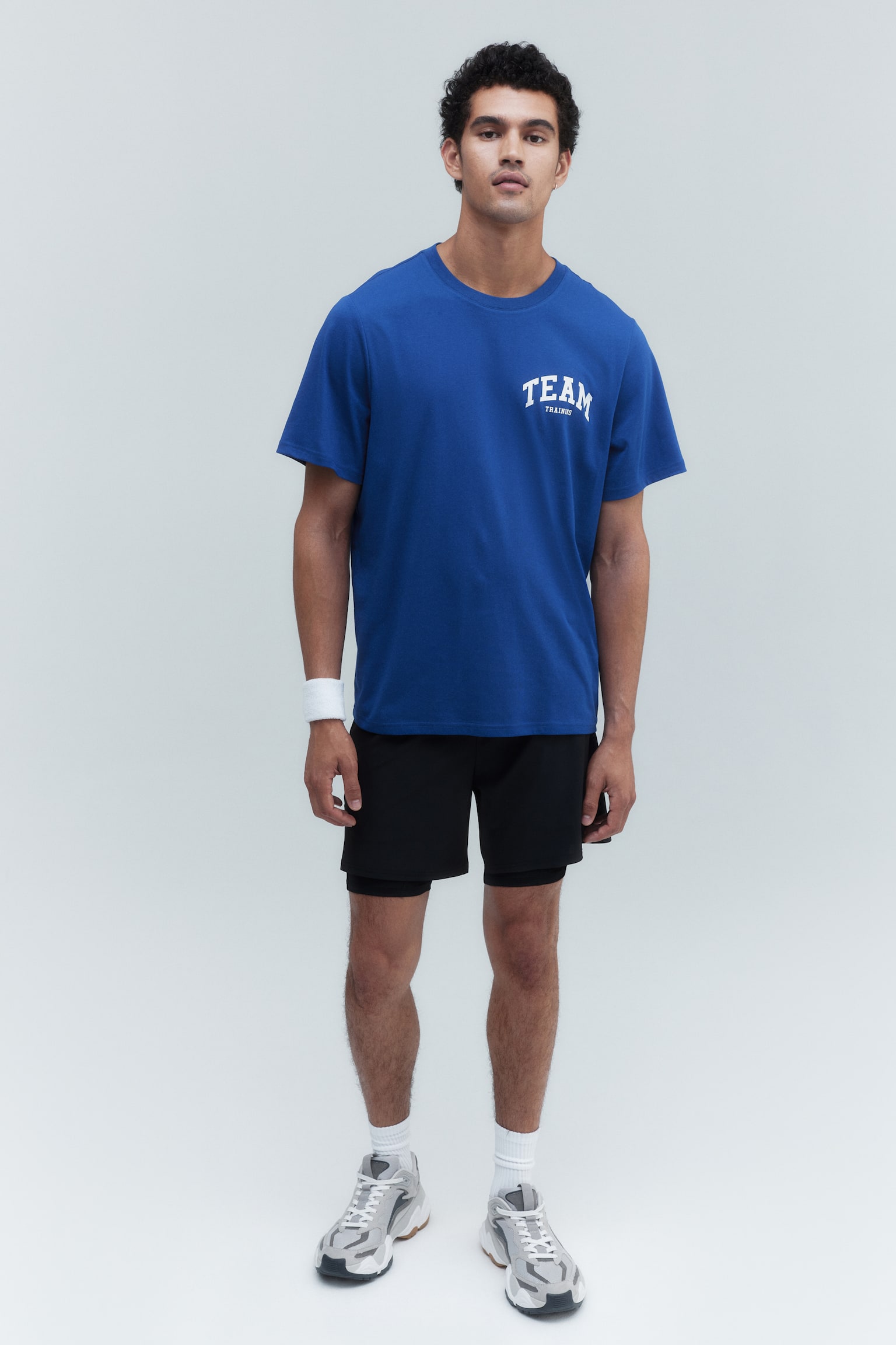 Regular Fit Sports top in DryMove™ - Blue/Black/White/Training Team/White/White/Team Training/Dark green/Patterned/Black/Training Team - 6